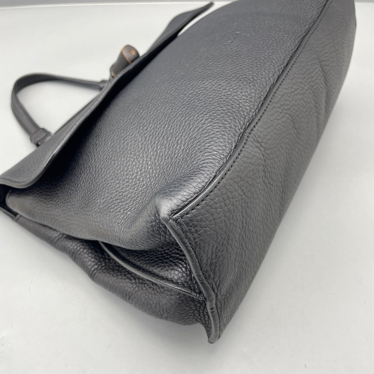 Gucci - Bamboo Top Handle Bag - Leather - Black - (medium)