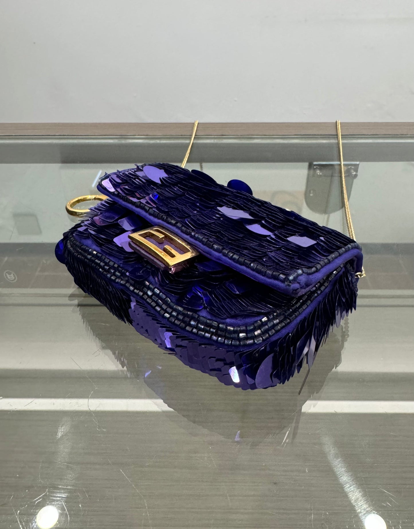 Fendi - Baguette Mini - Sequins - Purple - (mini)