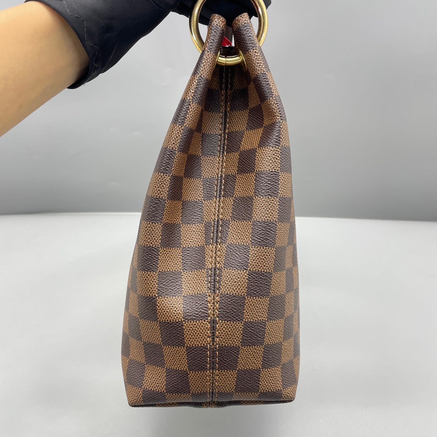 Louis Vuitton - Graceful - Damier Ebene coated canvas with leather trim - Brown - (medium)