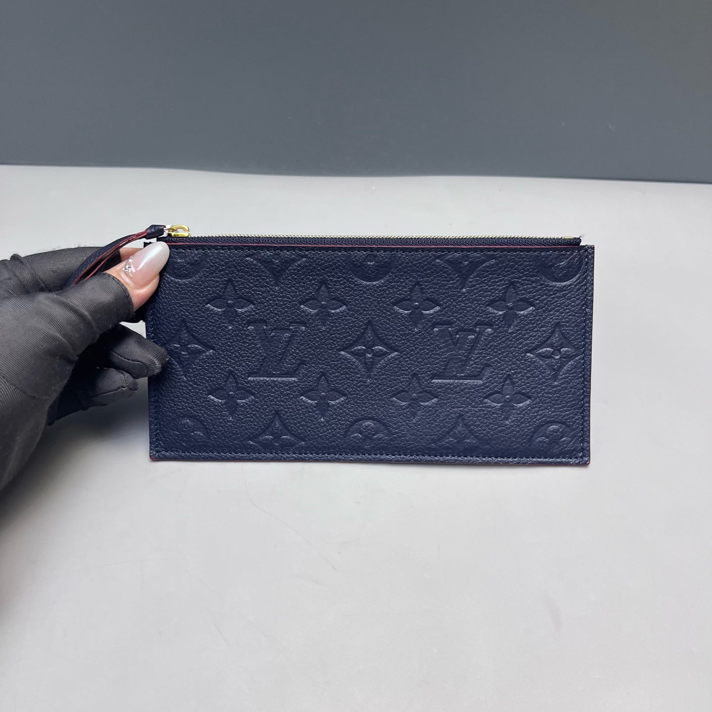 Louis Vuitton - Pochette Félicie - Monogram Empreinte Leather - Blue - (mini)
