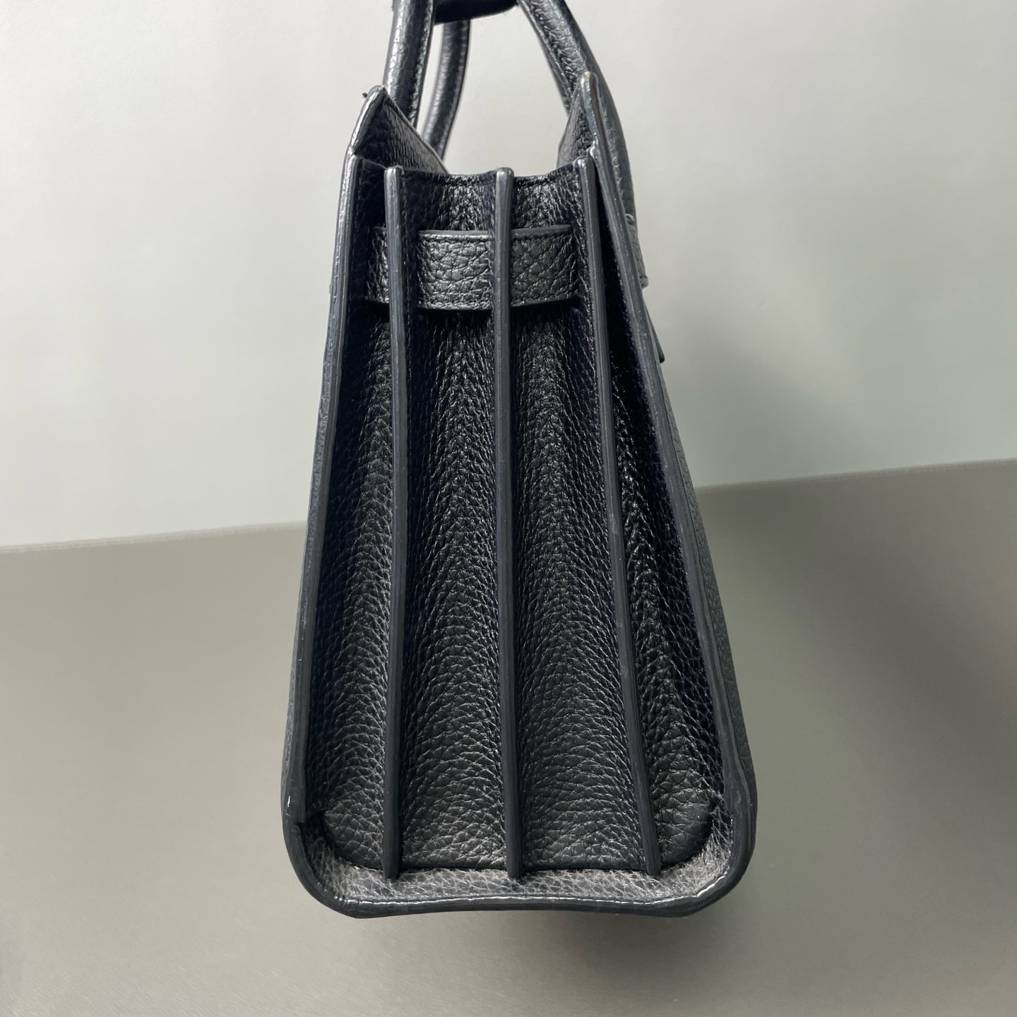 Saint Laurent - Sac de Jour - Pebbled leather - Black - (small)