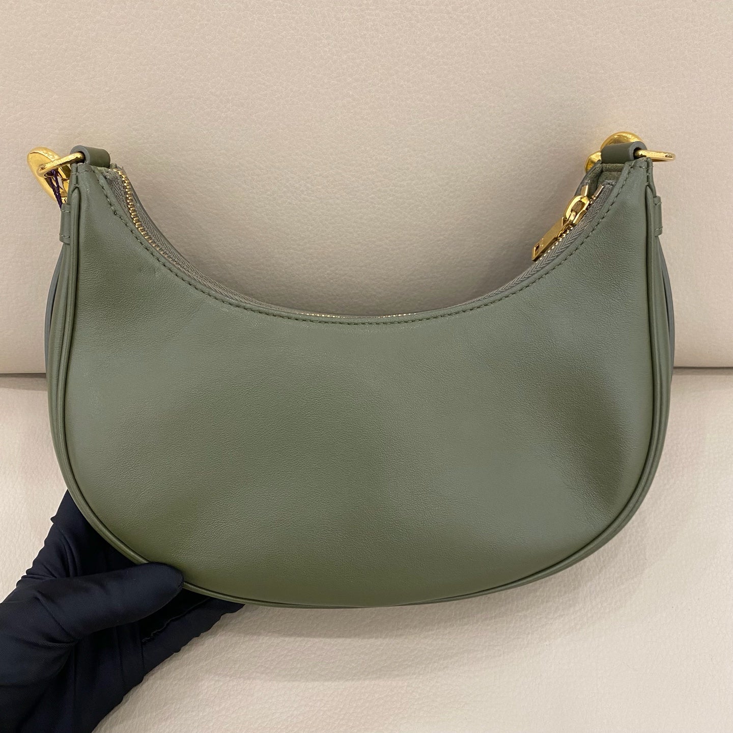 Celine - Ava Bag - Cowhide leather - Green - (small)