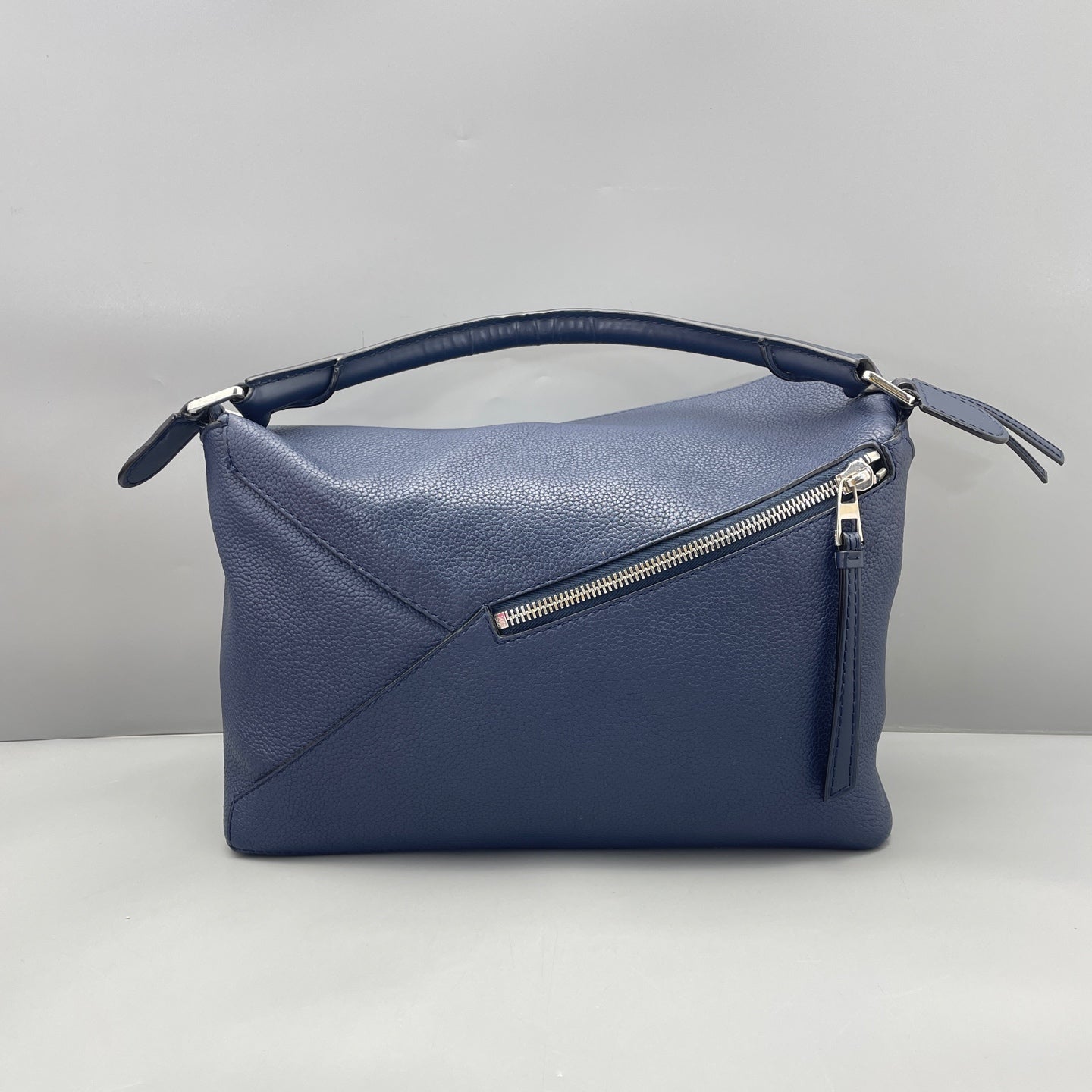 LOEWE - Puzzle Bag - Grained leather - Navy - (Large)