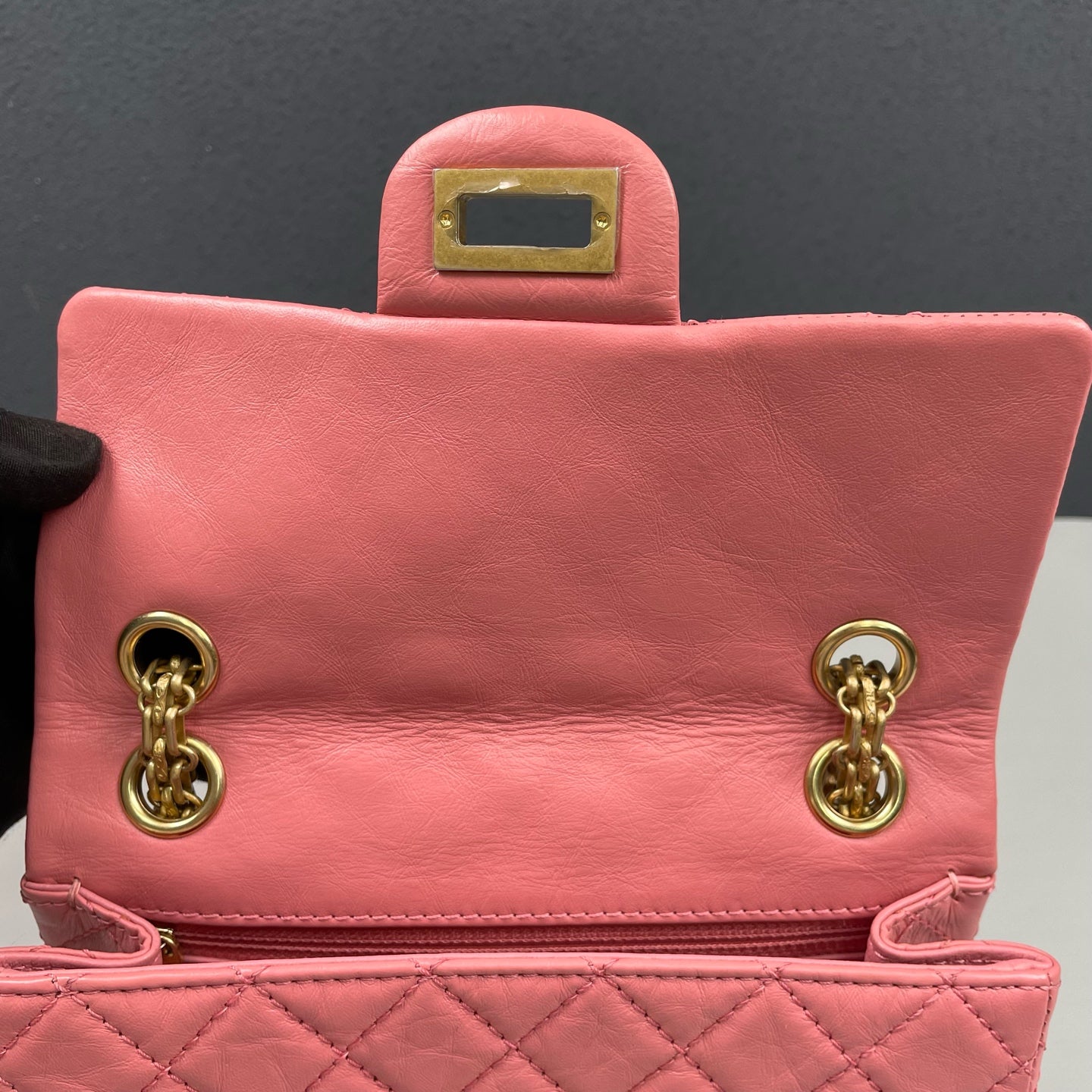 Chanel - 2.55 Reissue Mini Chain Bag - Leather - Pink - (mini)