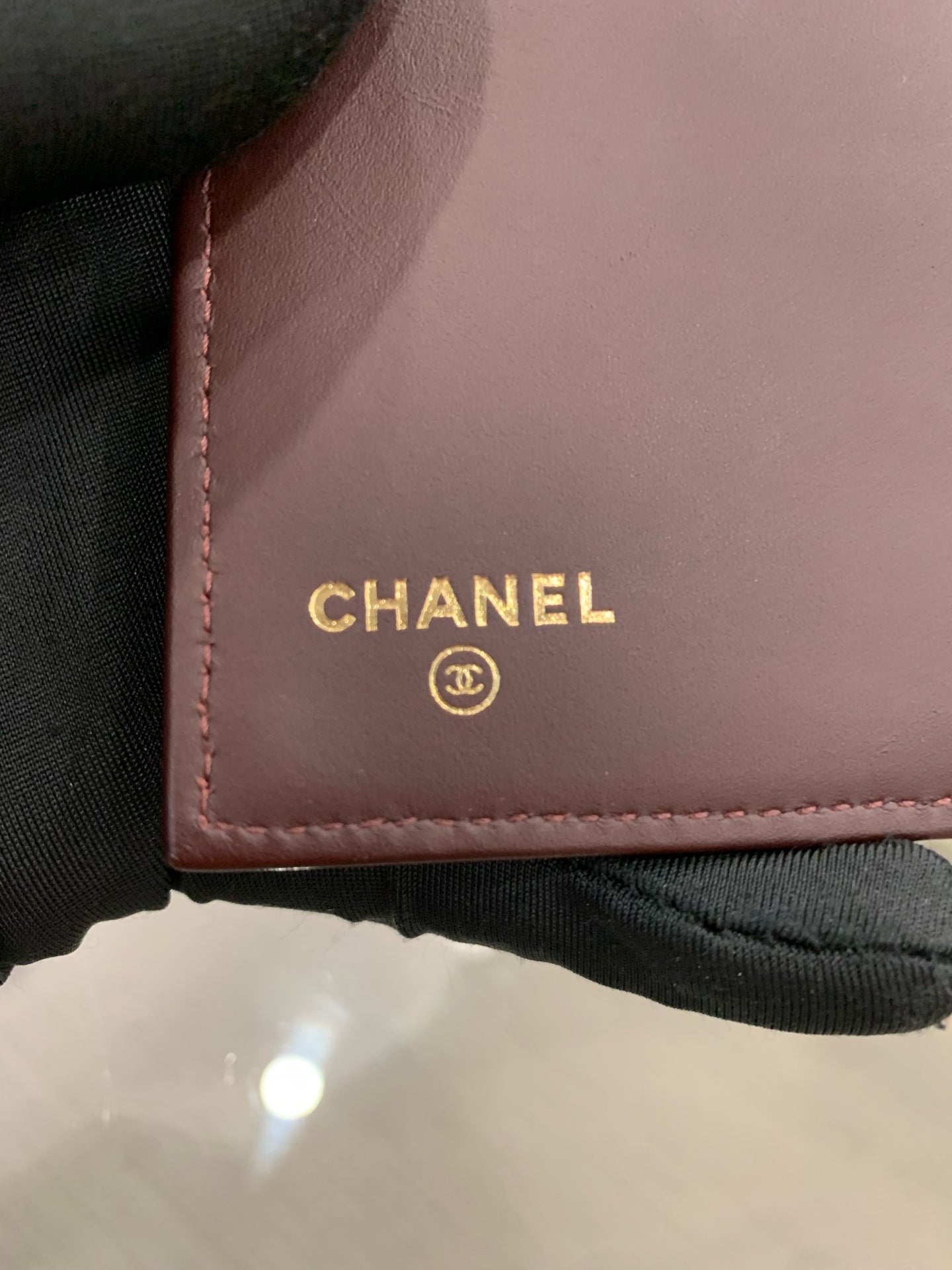 Chanel - Classic Flap Tri-Fold Wallet - Caviar leather - Black with Gold-Tone Hardware - (Medium)