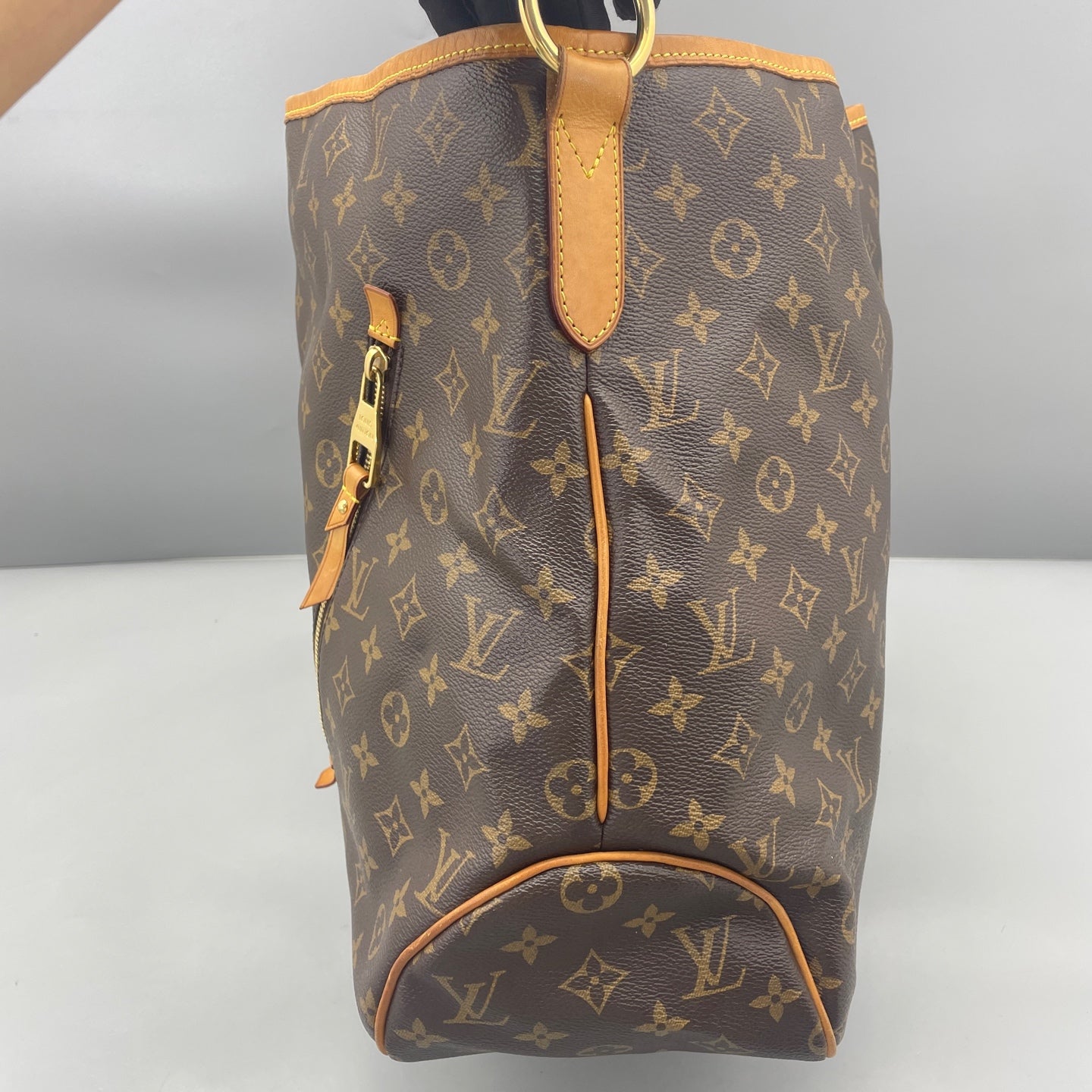 Louis Vuitton - Monogram Double Zipper Hobo Bag - Monogram coated canvas with vachetta leather trim - Brown - (large)