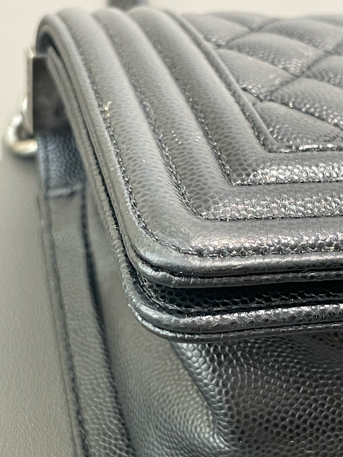 Chanel - Boy Bag Small - Caviar leather - Black - (small)