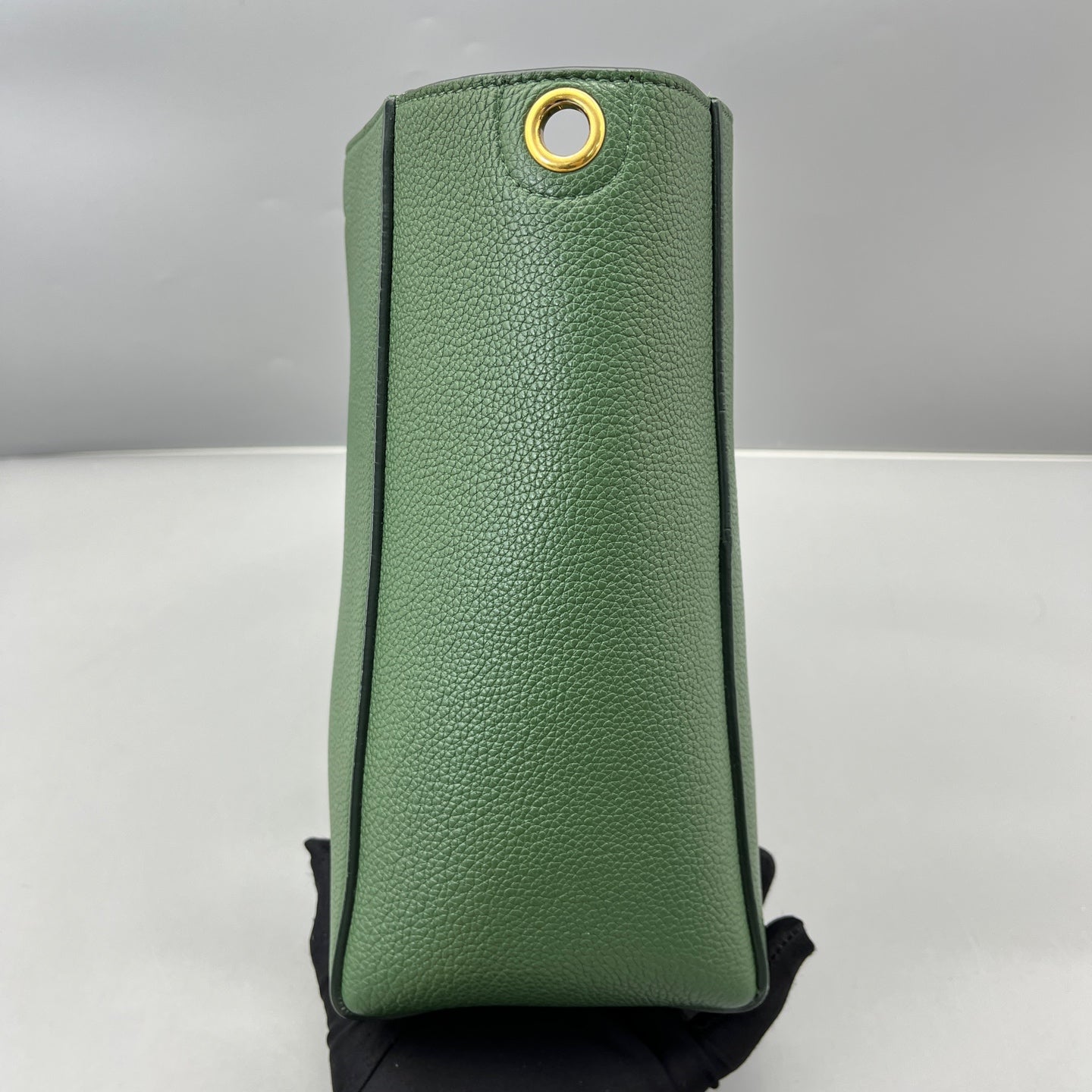 Celine - Bucket Bag - Grained leather - Ink Green - (medium)