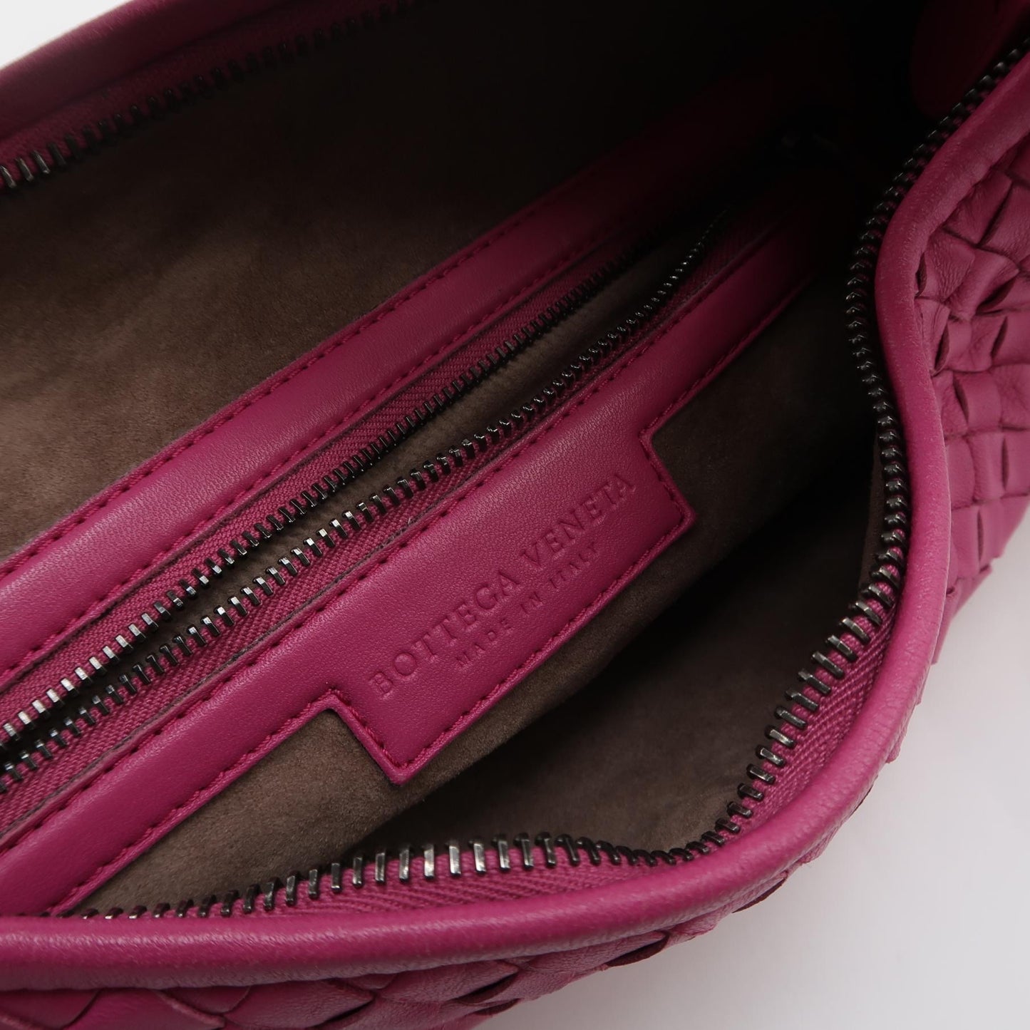 Bottega Veneta - Intrecciato Hobo Bag 367639-V0016 - Lambskin leather - Pink - (medium)