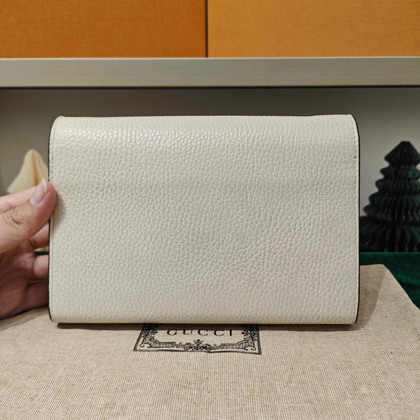Gucci - Dionysus Wallet on Chain (WOC) - Grained leather - Off-white - (mini)