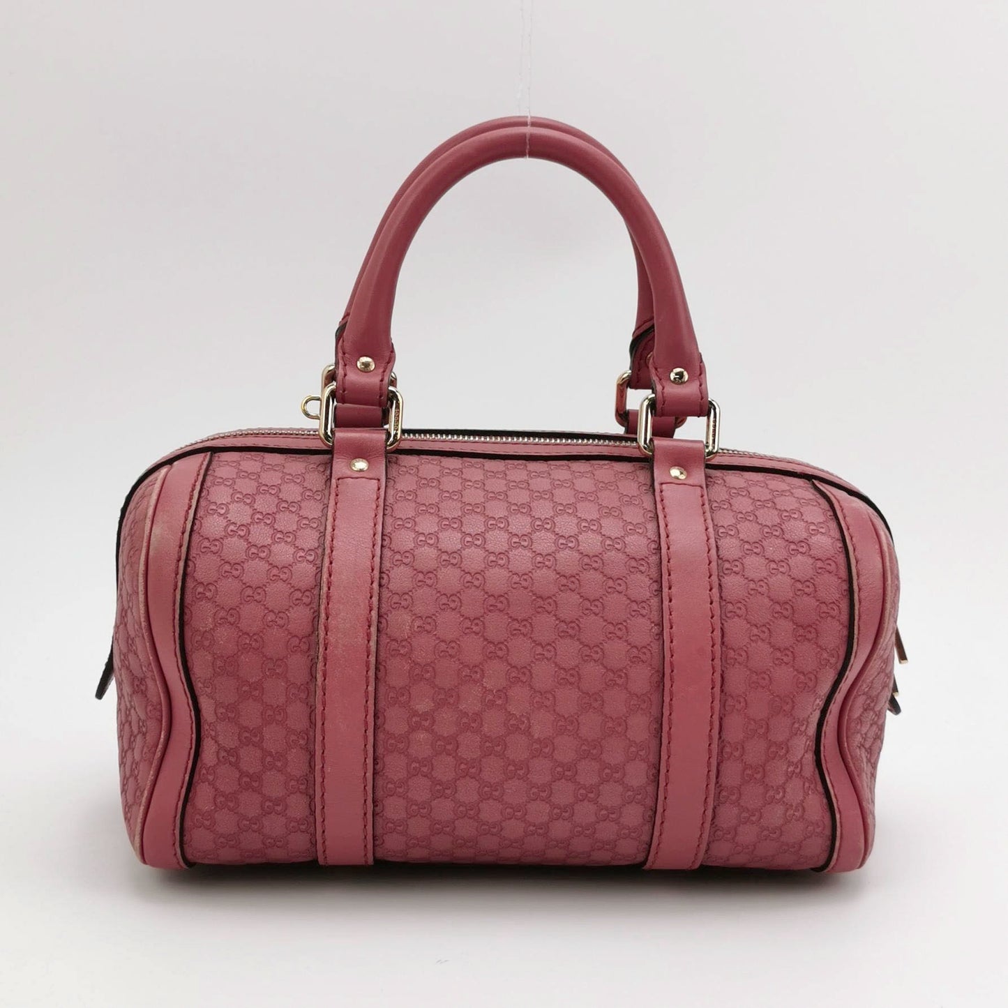 Gucci - Microguccissima Boston Bag - Leather - Purple - (small)