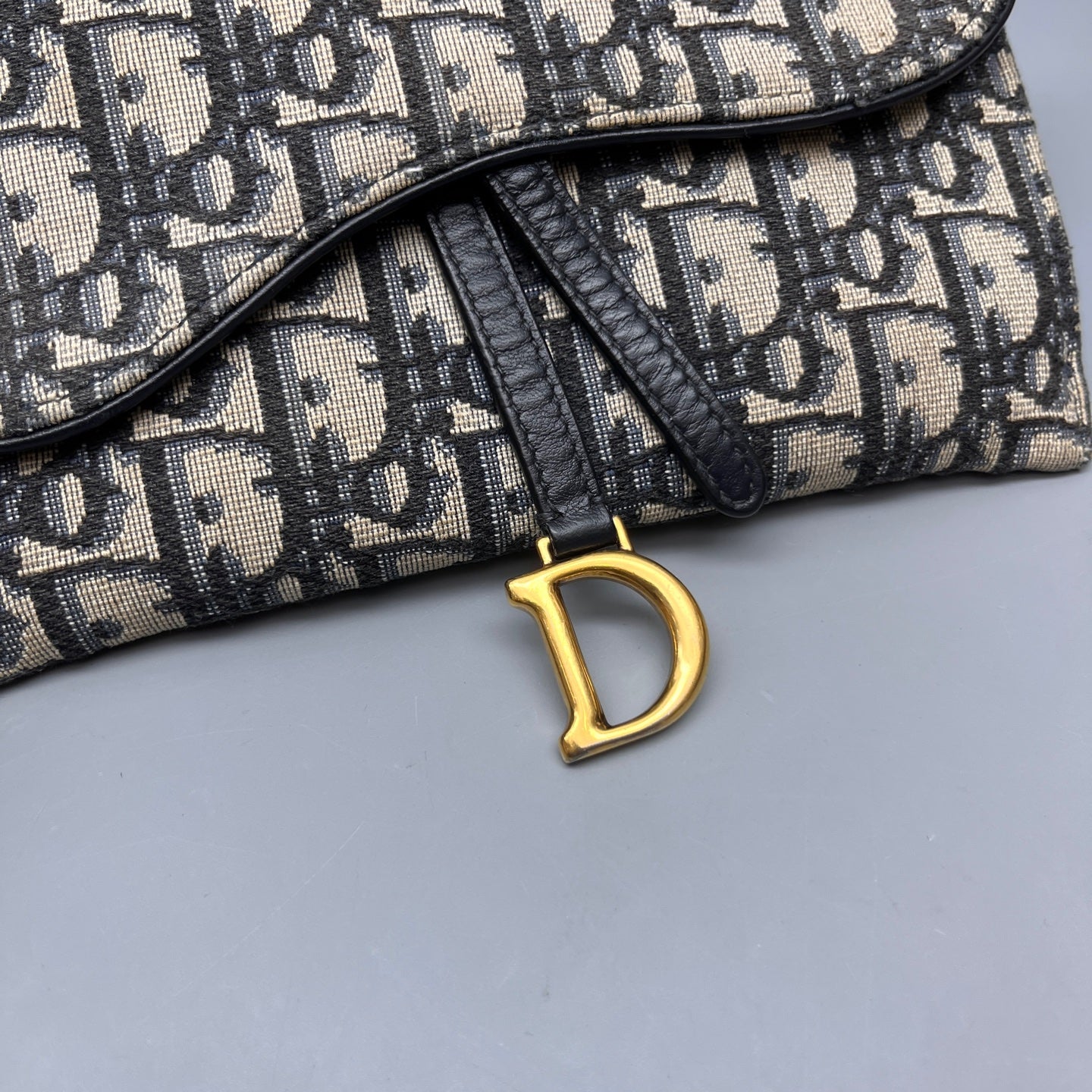 Dior - Saddle Wallet On Chain - Cloth - Multicolour - (mini)