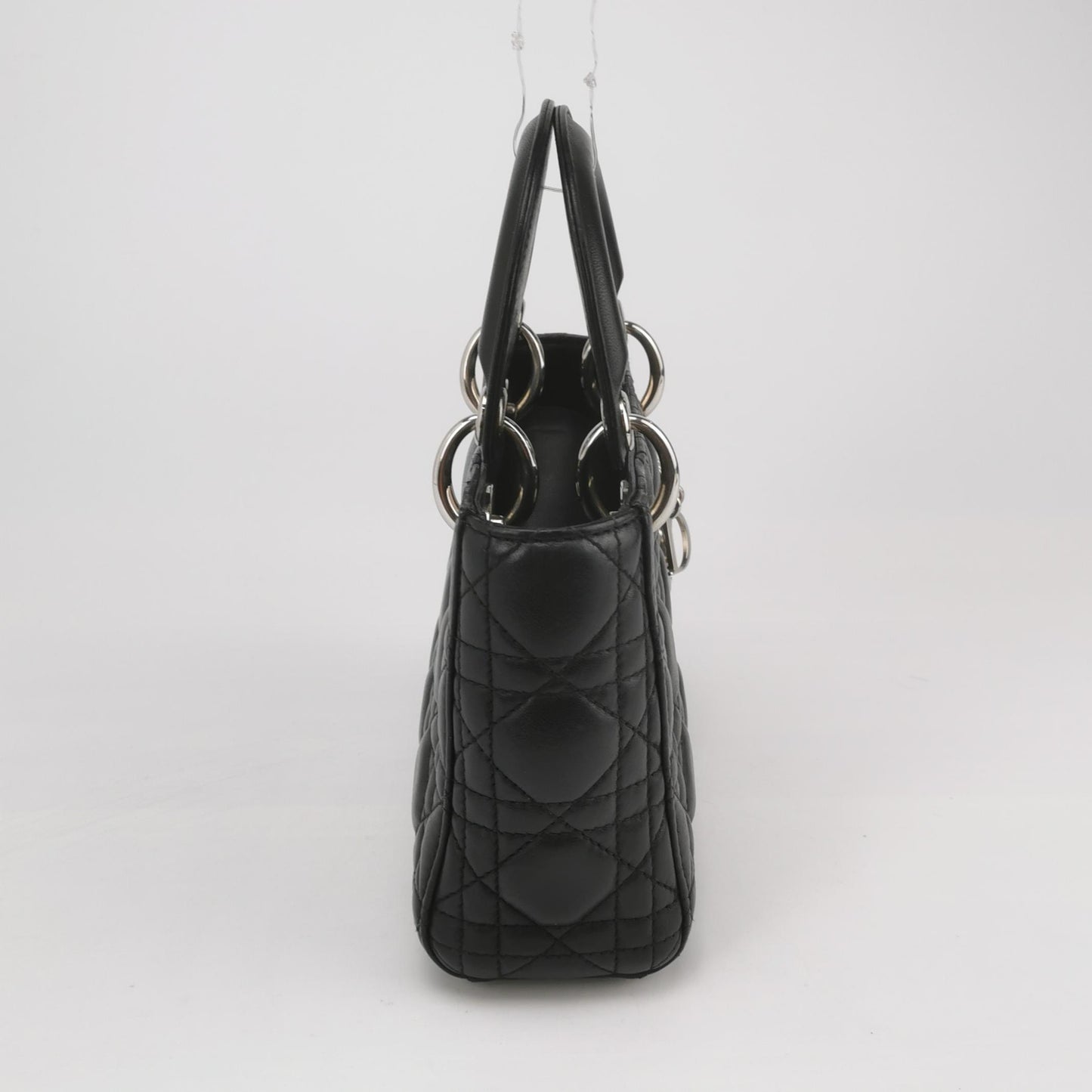 Dior - Lady Dior Mini - Lambskin leather - Black - (mini)