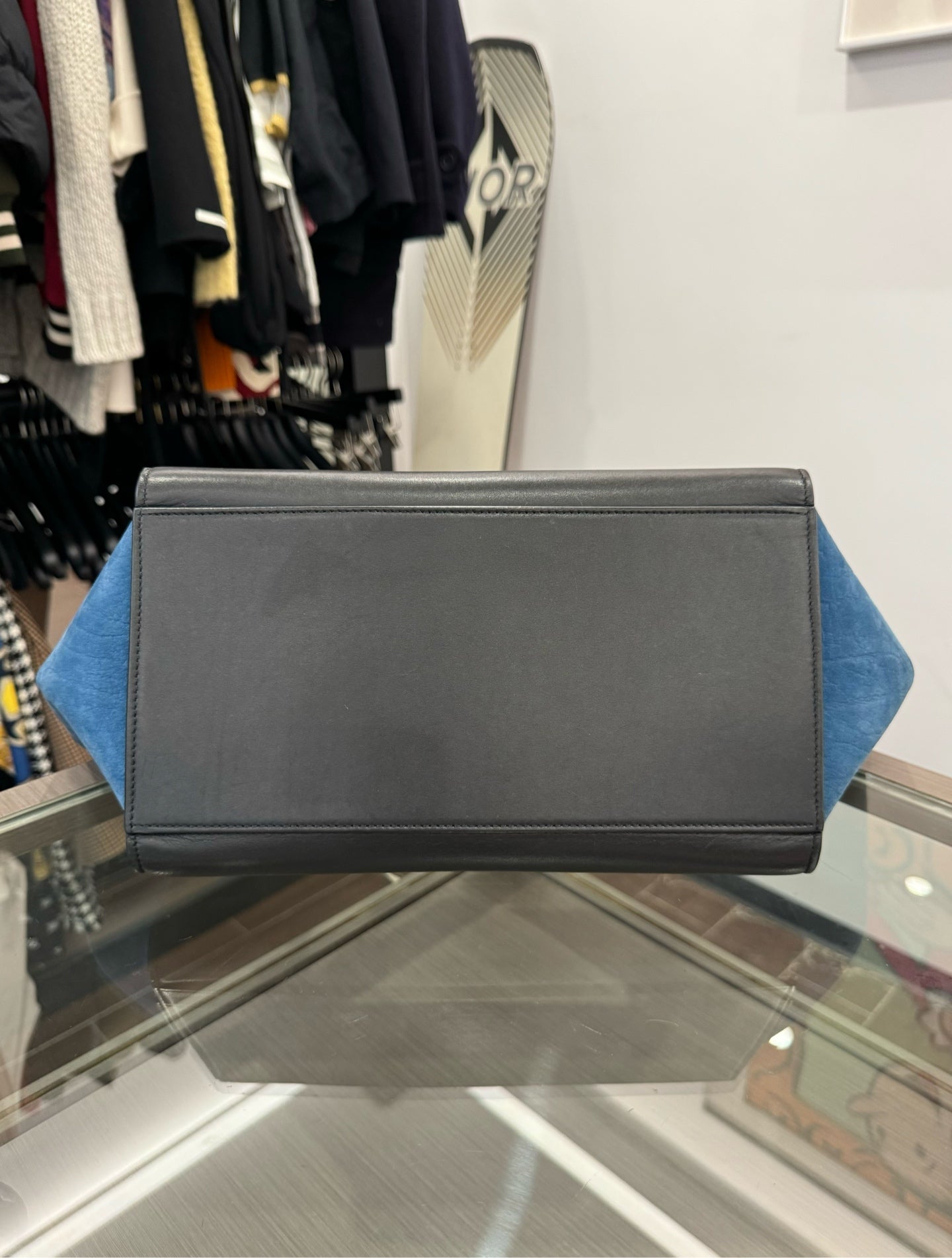 Celine - Trapeze Small - Leather and Suede - Multicolour - (small)