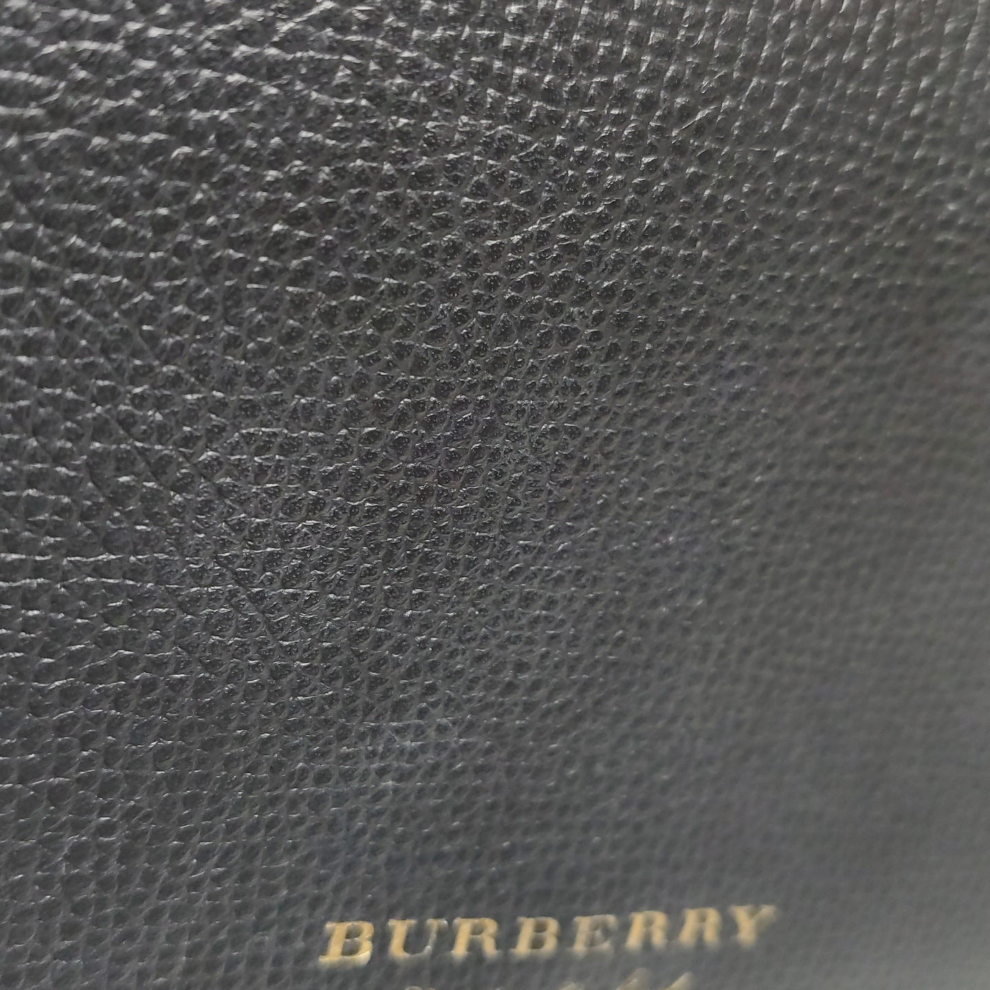 Burberry - 80386251 - Grained leather and Nova Check canvas - Black - (mini)
