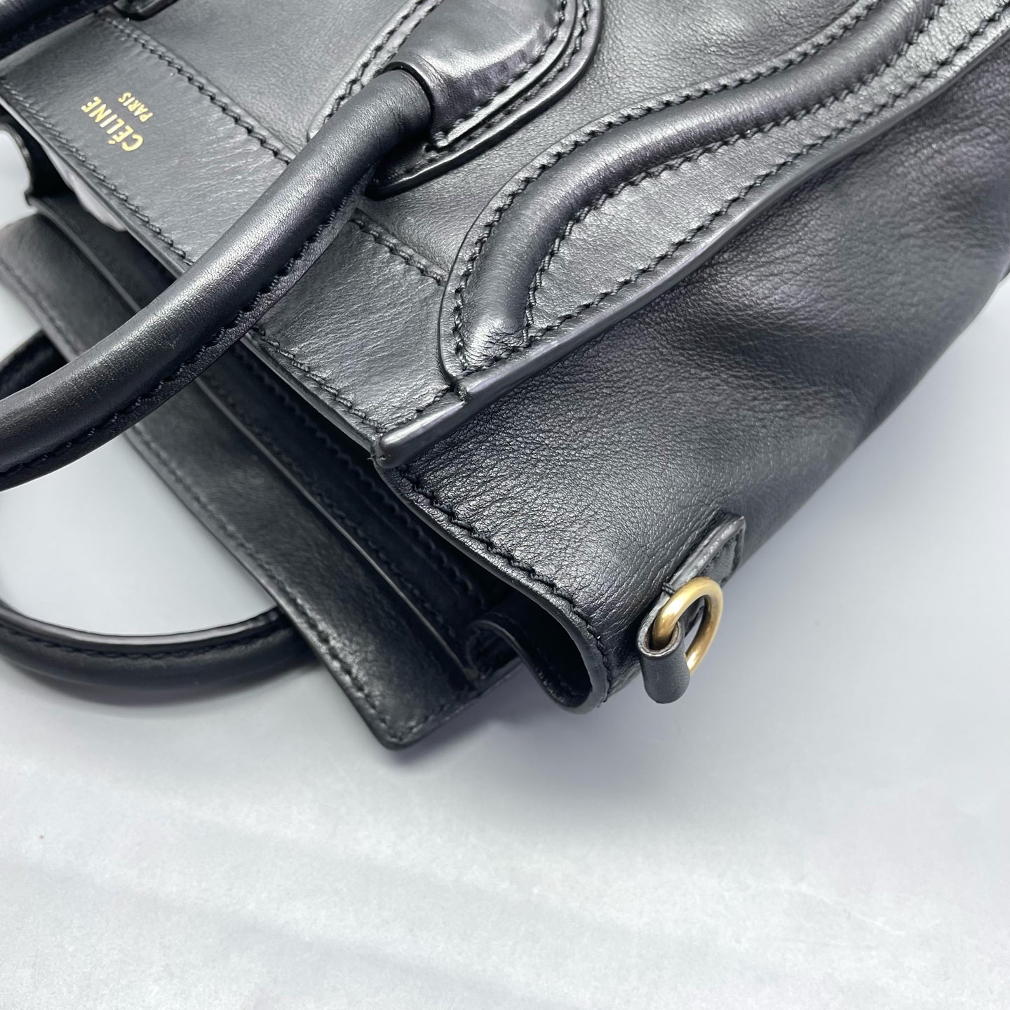 Celine - Luggage Nano - Leather - Black - (mini)
