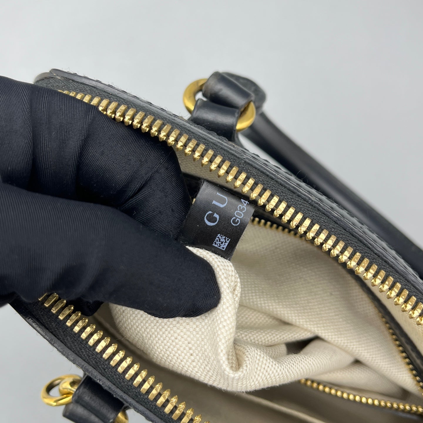 Gucci - 1955 Horsebit Dome Bag - Leather - Black - (medium)
