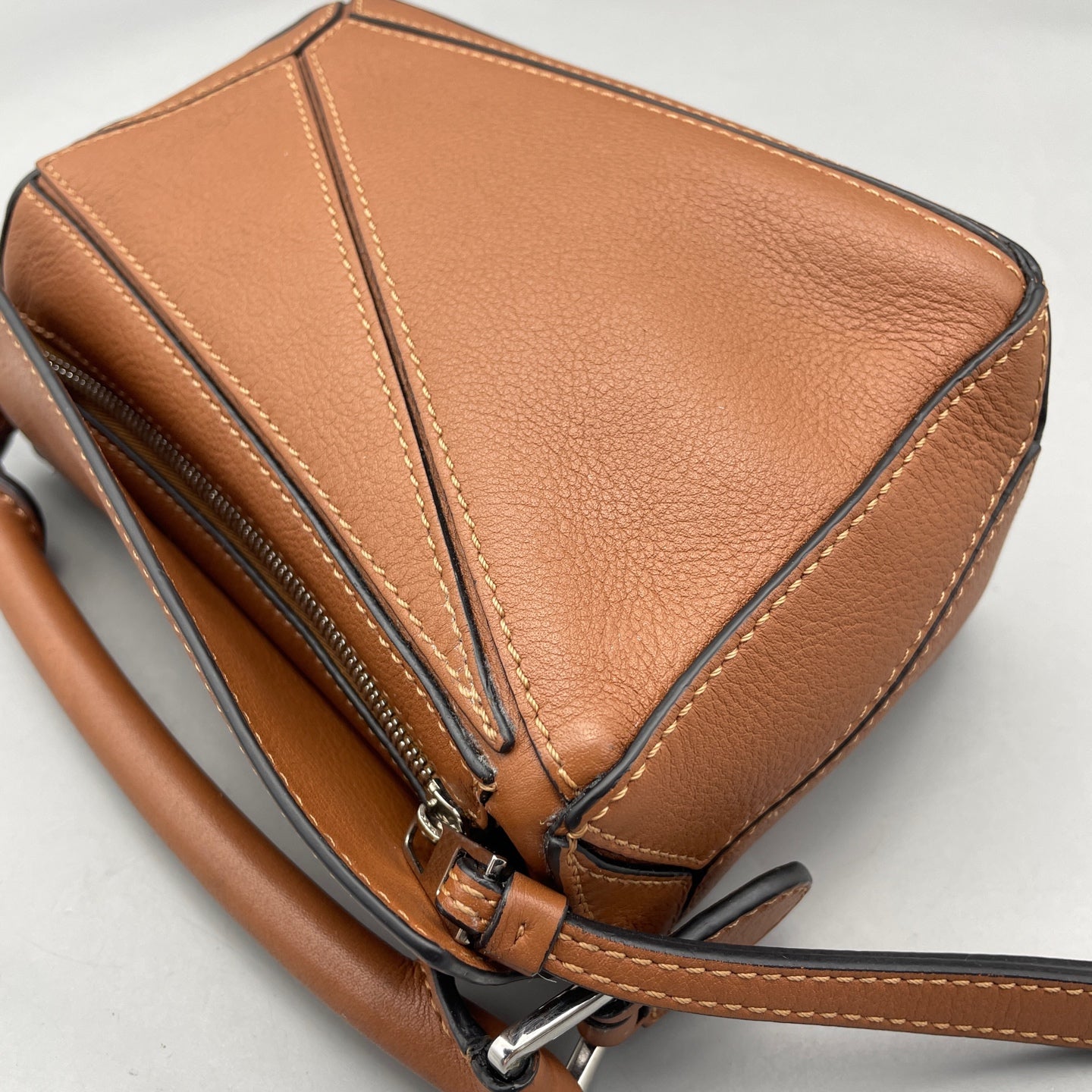 LOEWE - Puzzle Mini - Leather - Brown - (mini)