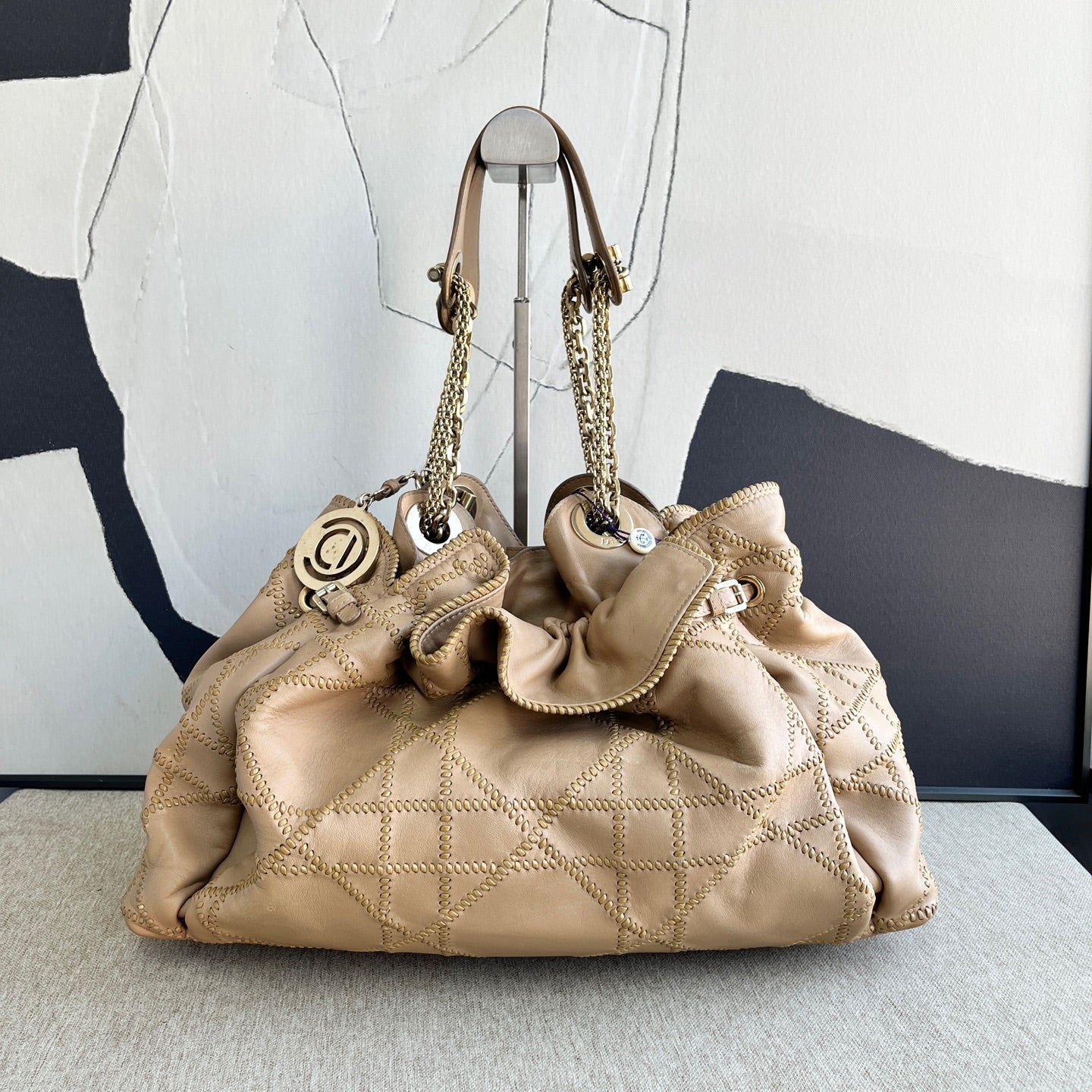 Dior - Le Trente - Lambskin leather - Beige - (large)