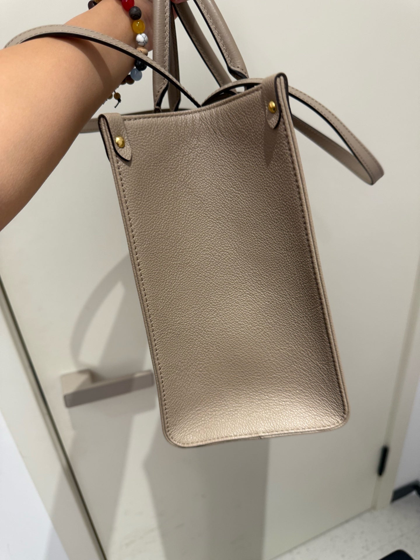 Louis Vuitton - OnTheGo MM - Monogram Empreinte leather - Grey - (medium)