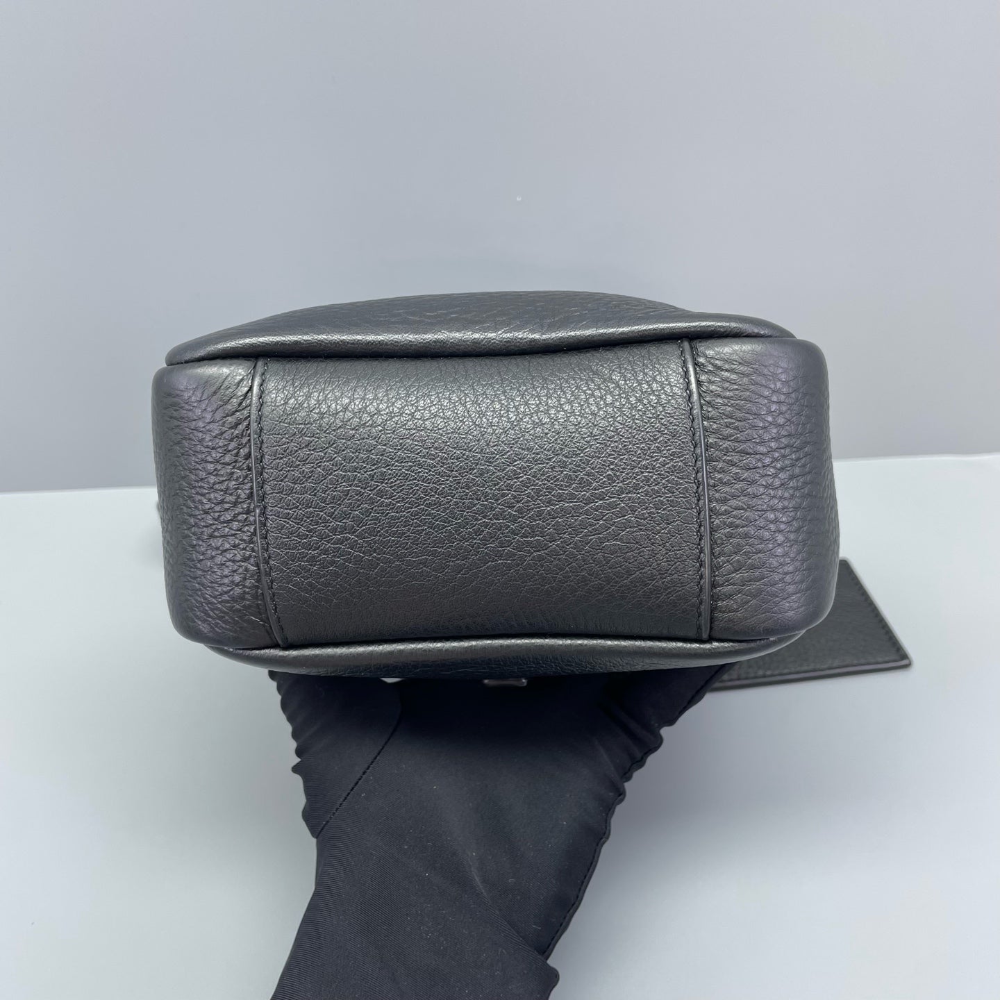 Saint Laurent - Mini Hobo Shoulder Bag - Leather - Black - (mini)