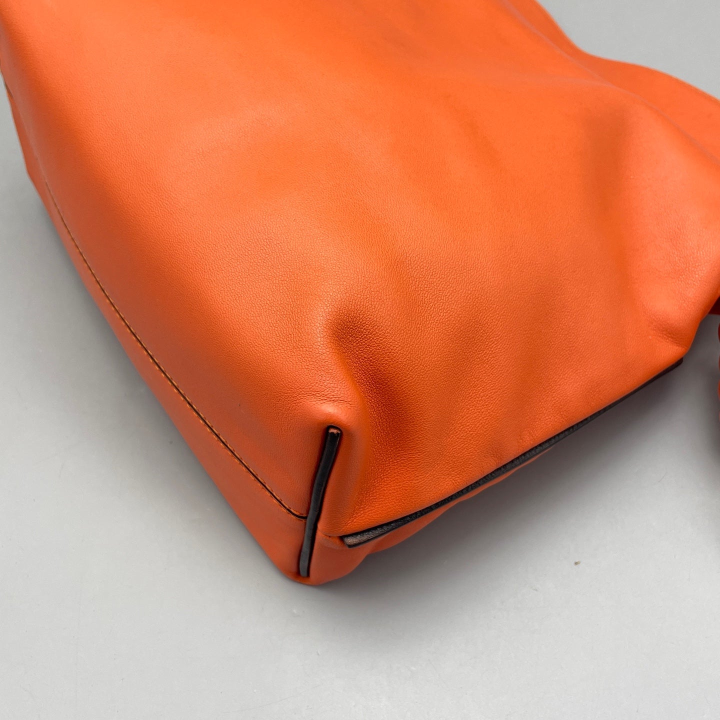 Loewe - Flamenco Pouch Small - Calfskin leather - Orange - (small)