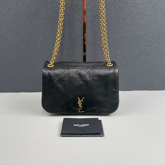 Saint Laurent - Jamie Chain Bag - Leather - Black - (Mini)
