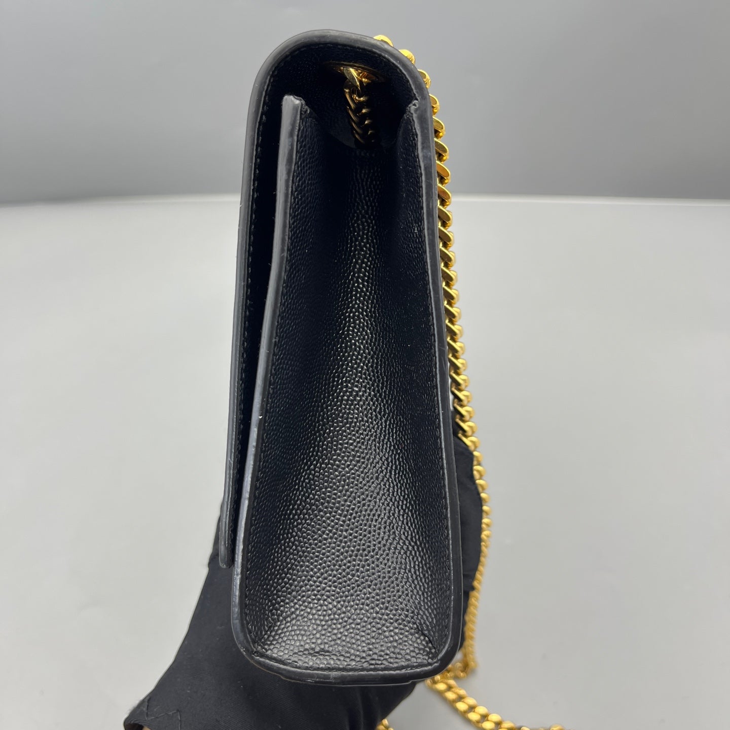 Saint Laurent - Kate Bag - Grained leather - Black - (medium)