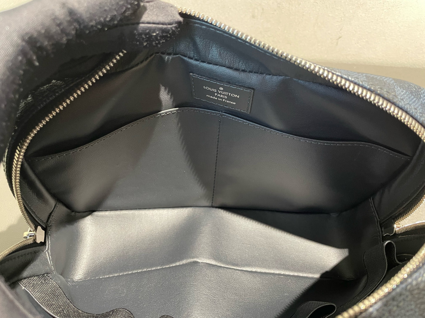 Louis Vuitton - America's Cup Regatta Limited Edition Toiletry Pouch - Damier Graphite coated canvas - Black - (small)