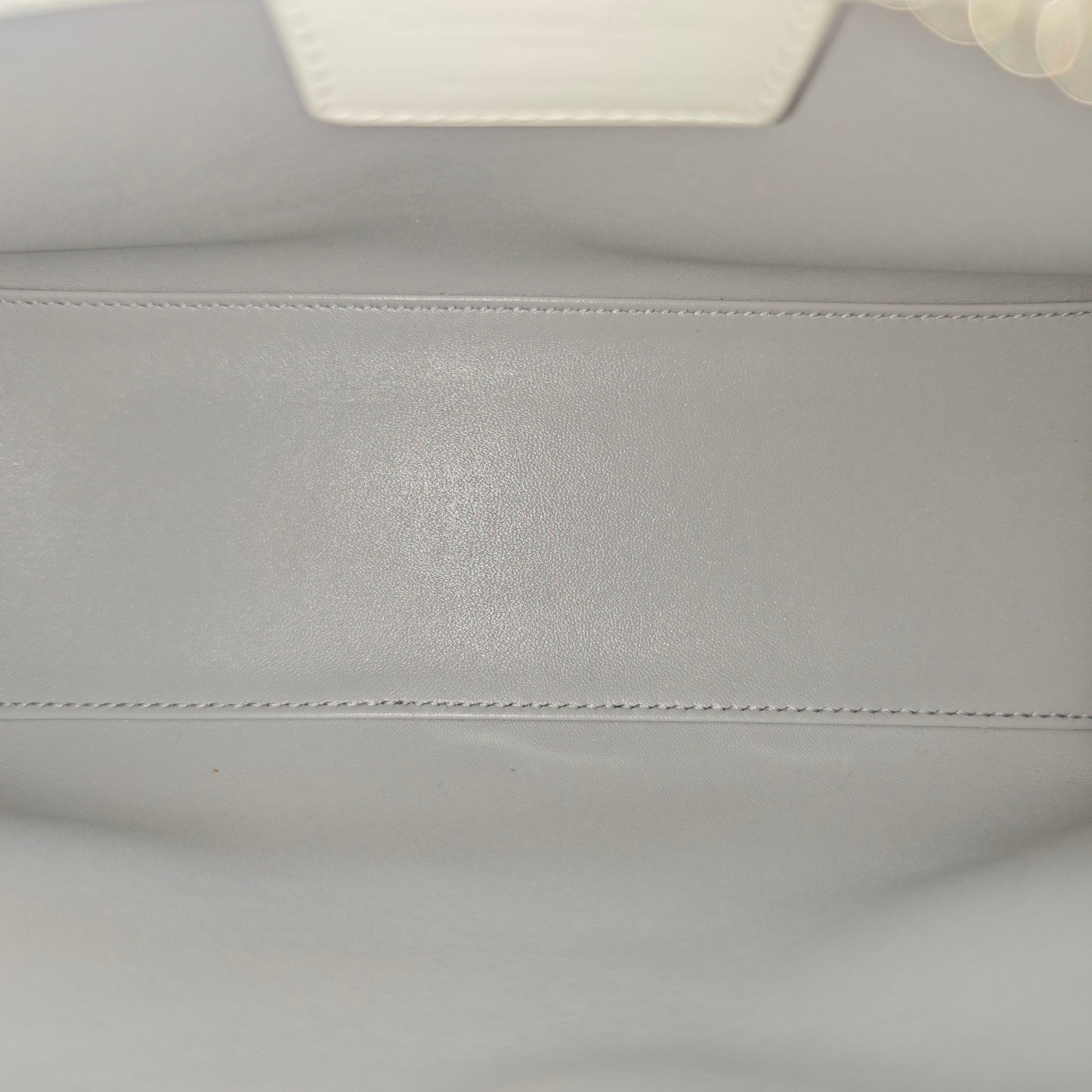 Dior - Lady Dior 5-block - Patent leather - White - (Medium)