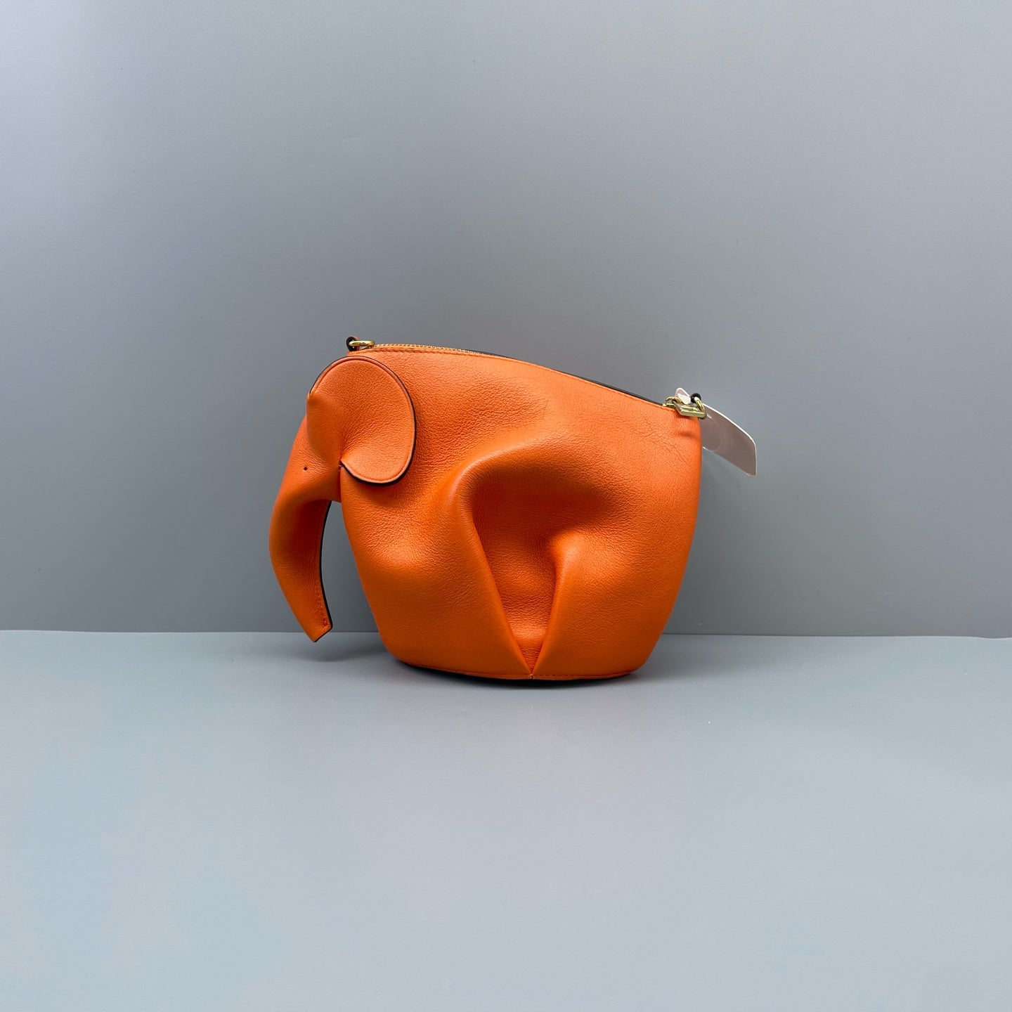 Loewe - Elephant Bag - Pebbled calfskin leather - Orange - (mini)