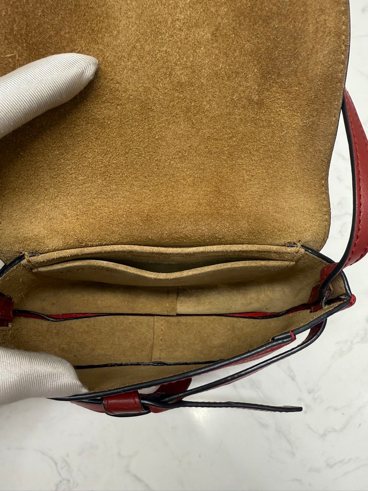 Loewe - Gate - Grained Calfskin Leather - Red - (Mini)