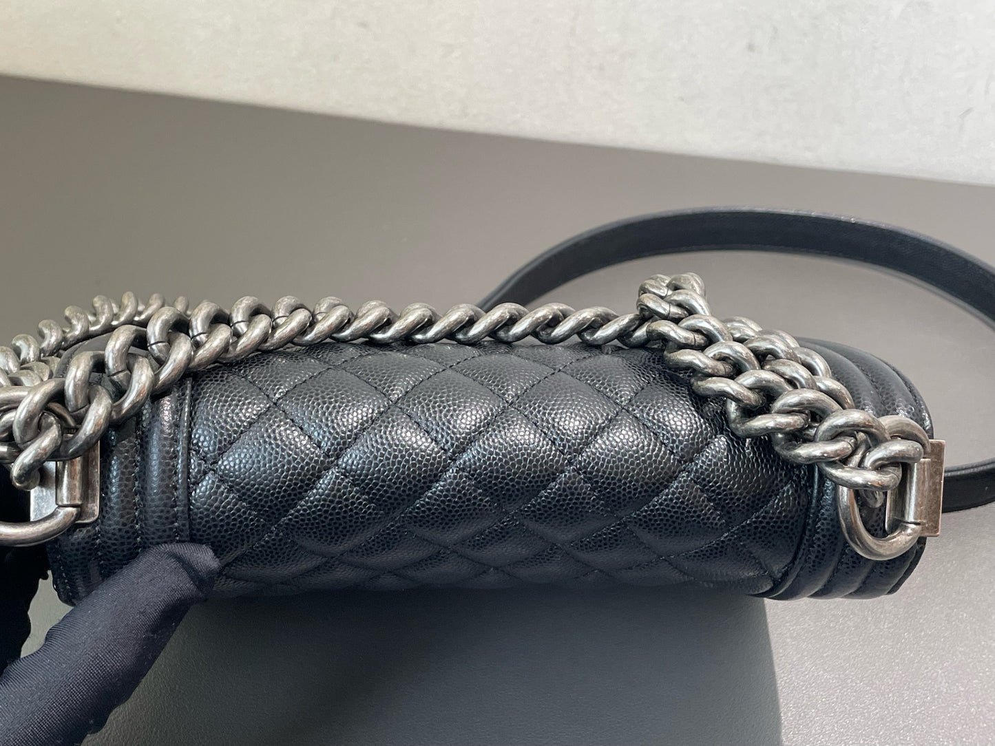 Chanel - Boy Bag Small - Caviar leather - Black - (small)