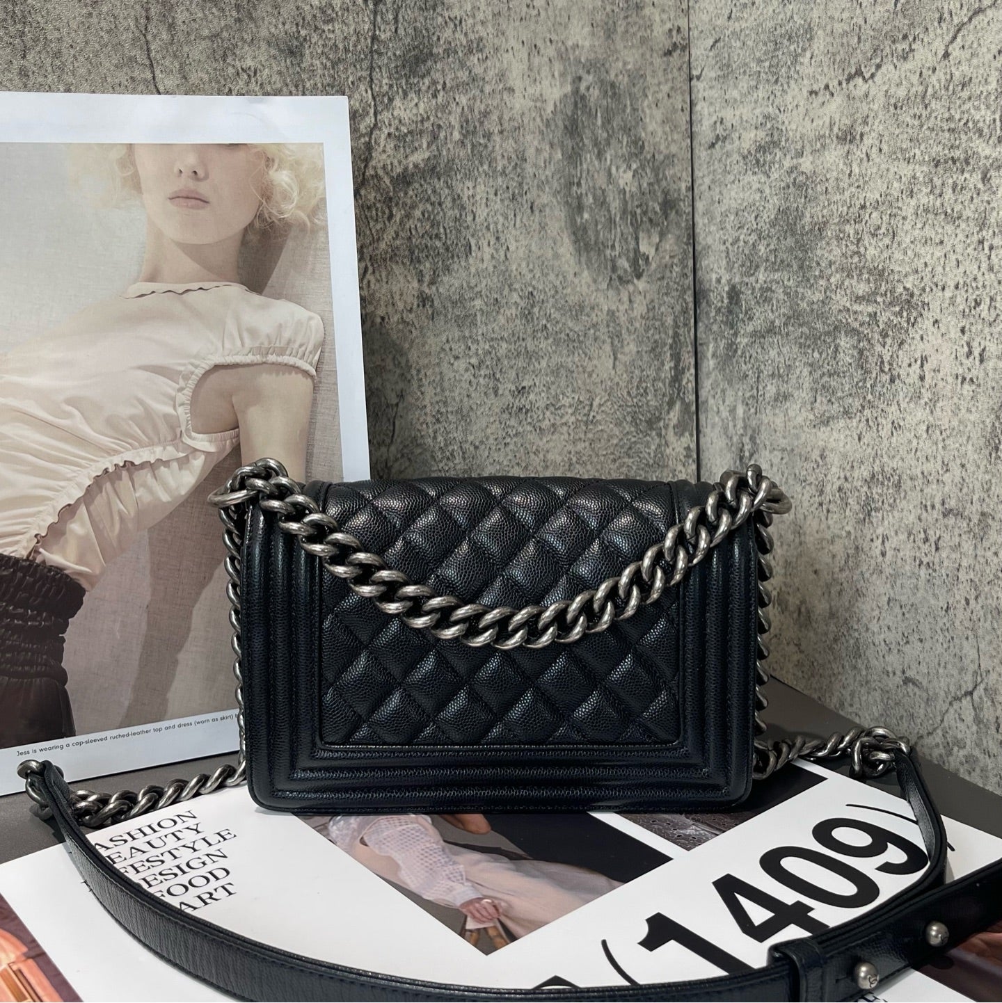 Chanel - Boy Bag Small - Caviar leather - Black - (small)