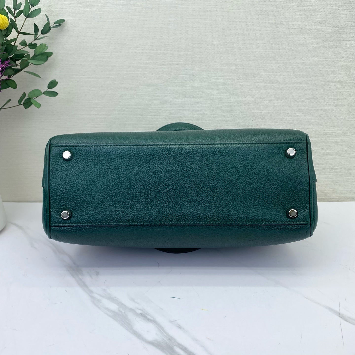 Gucci - Zumi Top Handle Bag - Leather - Green - (Small)