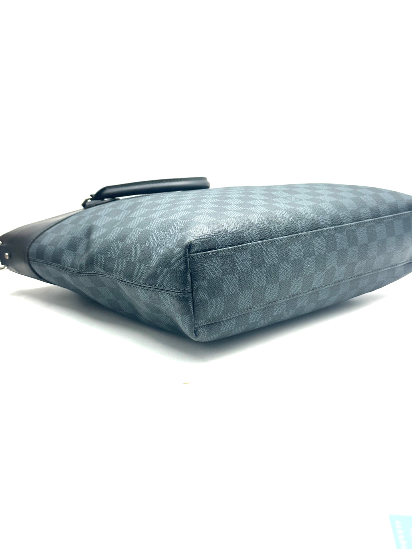 Louis Vuitton - Porte-Documents Vertical - Damier Graphite canvas with leather trim - Blue - (Large)