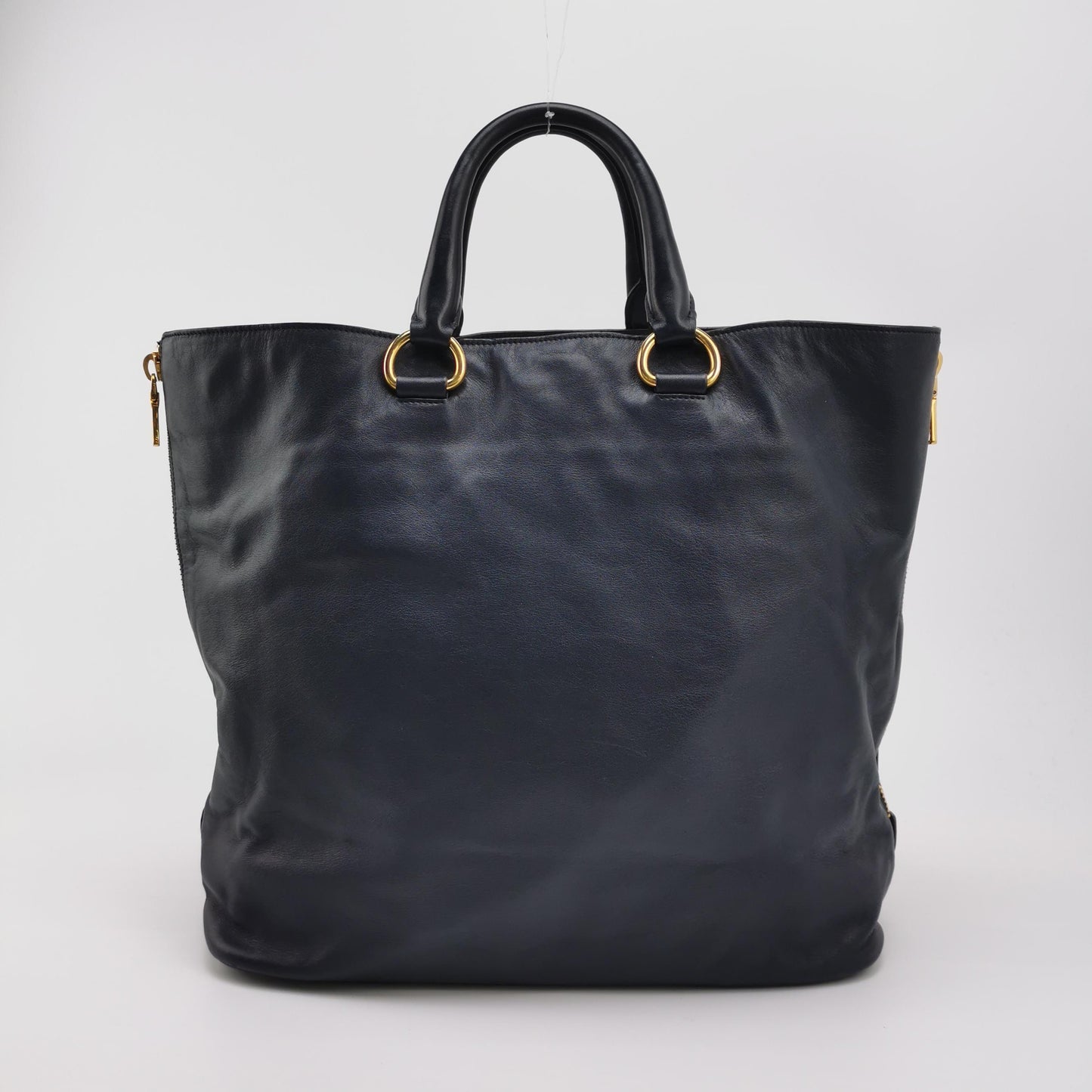 Prada - BN1713 - Cowhide leather - Navy - (large)