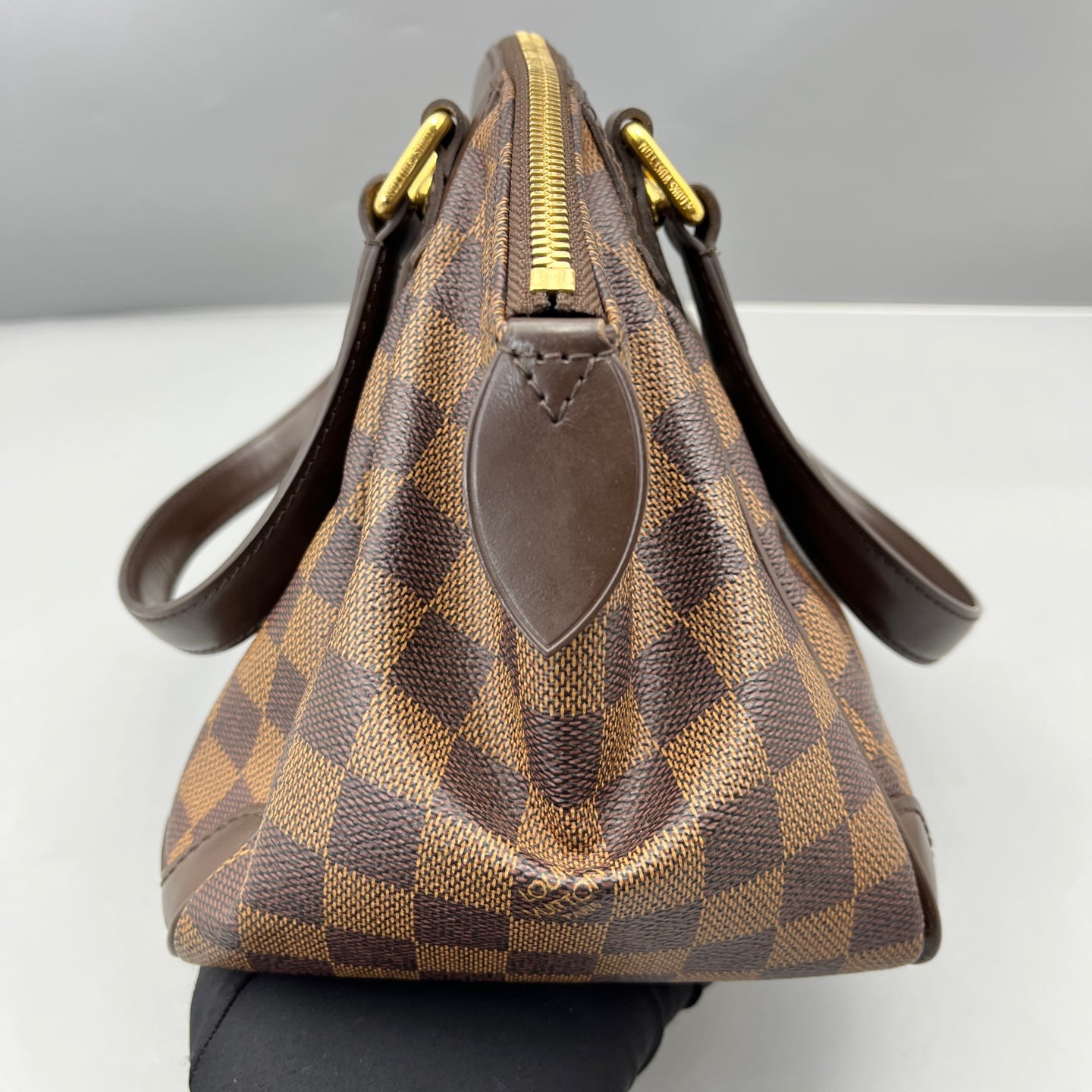 Louis Vuitton - Dumpling Bag - Damier Ebene canvas with leather trim - Brown - (Medium)