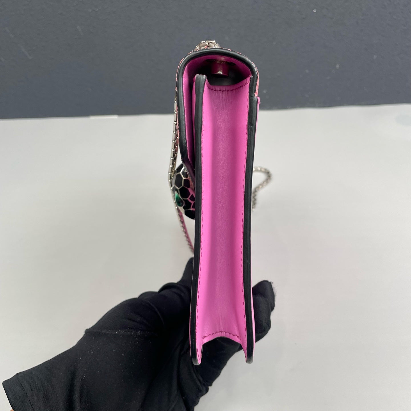 Bvlgari - Serpenti Forever - Stingray leather and Calfskin leather - Pink - (small)