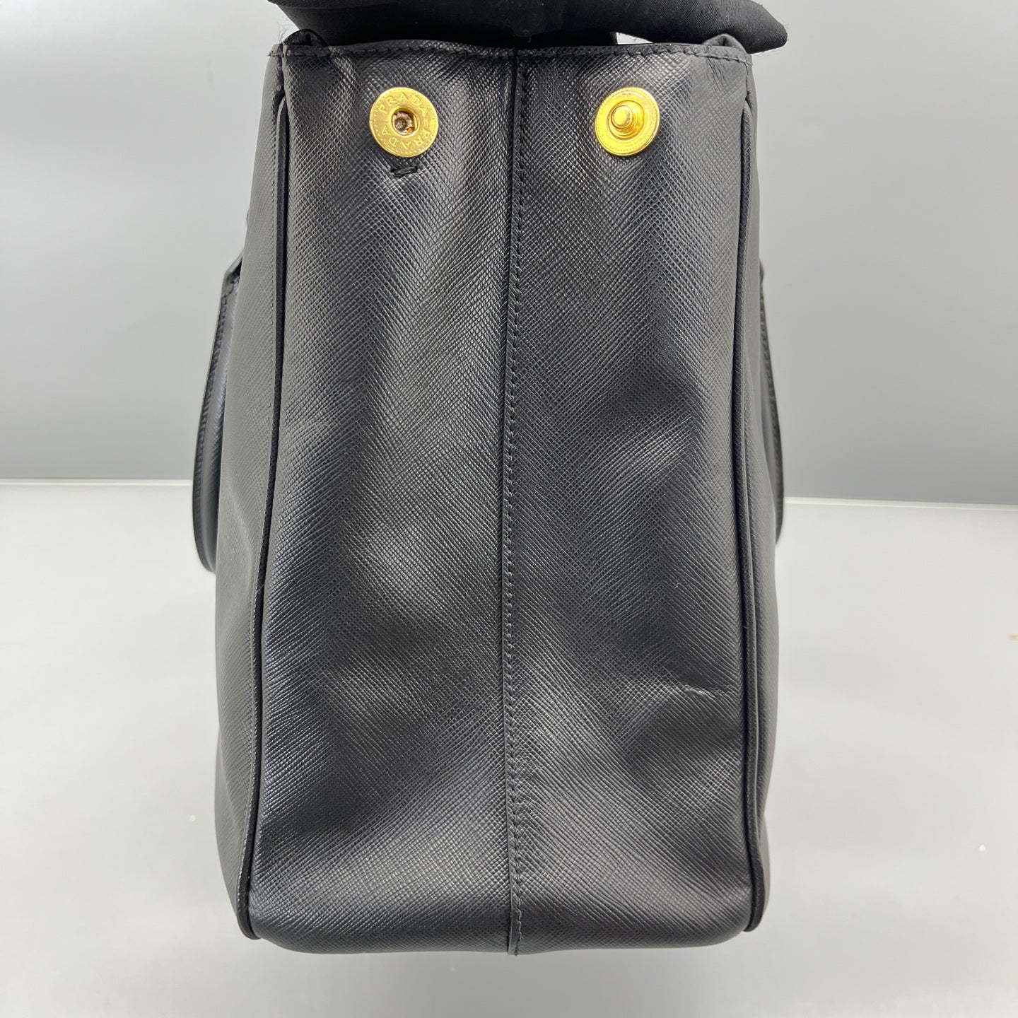 Prada - Saffiano Lux Double-Zip Tote (Galleria Bag) - Saffiano leather - Black - (medium)