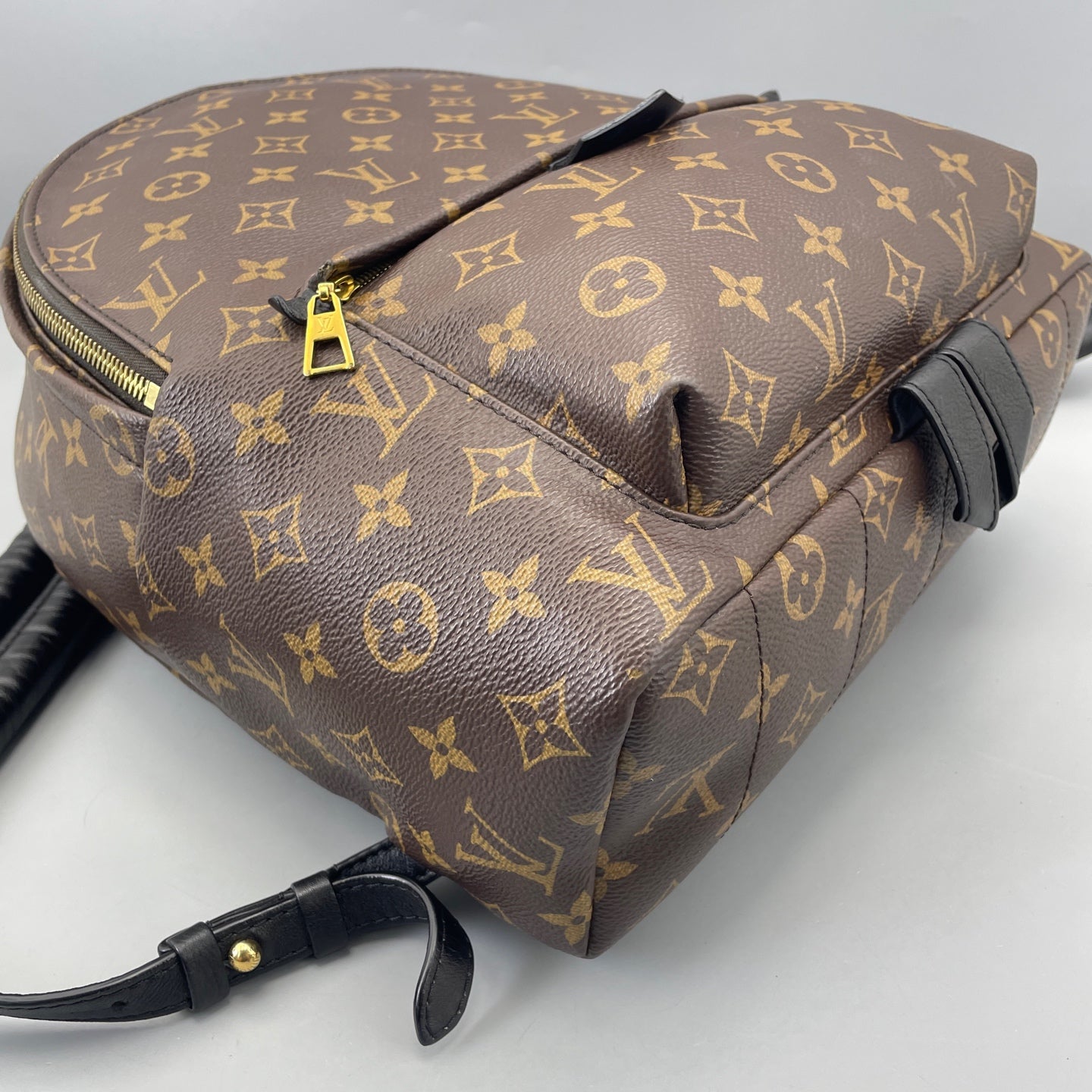 Louis Vuitton - Palm Springs Backpack - Monogram coated canvas with leather trim - Brown - (Medium)