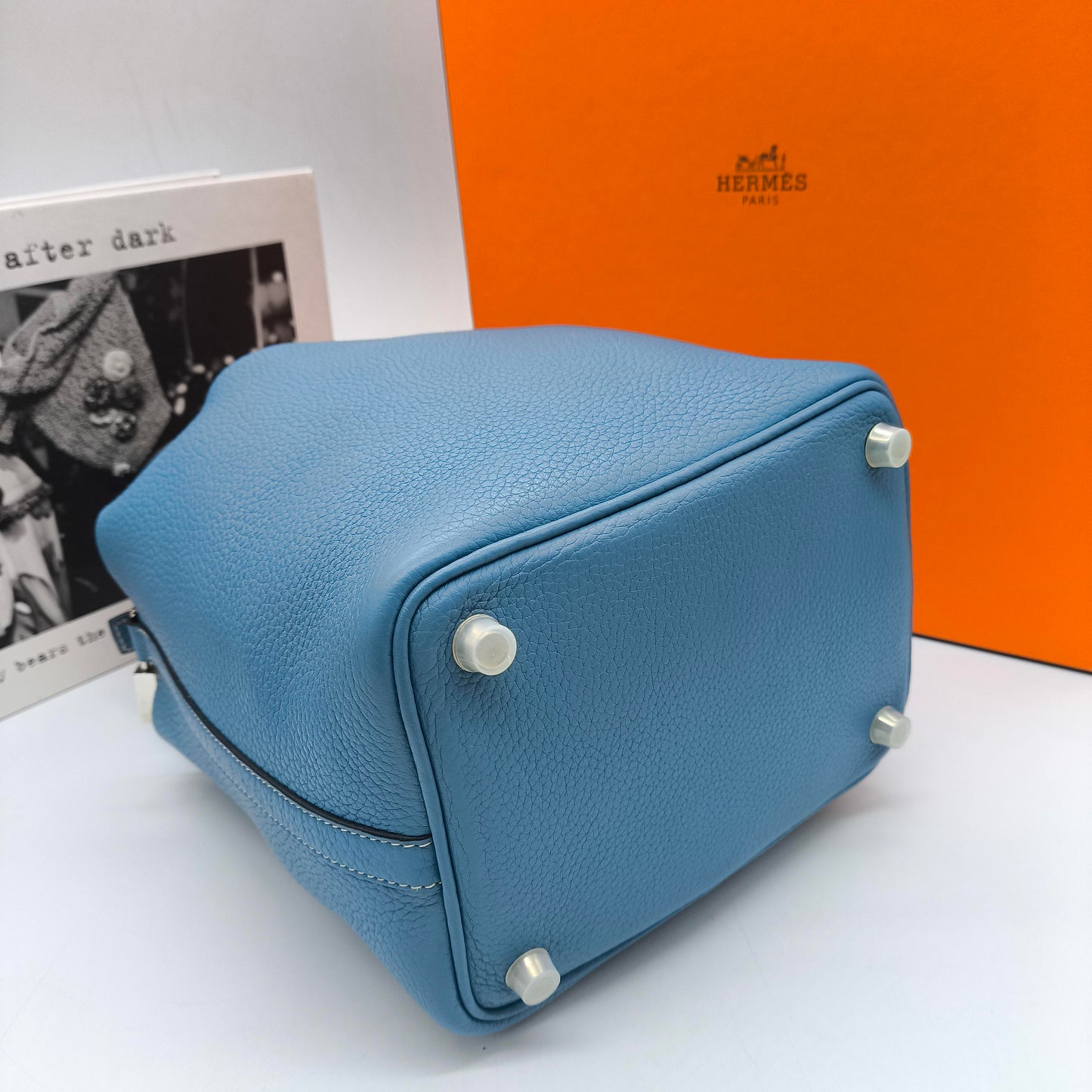 Hermès - Picotin Lock 18 - Togo leather - Blue - (Small)