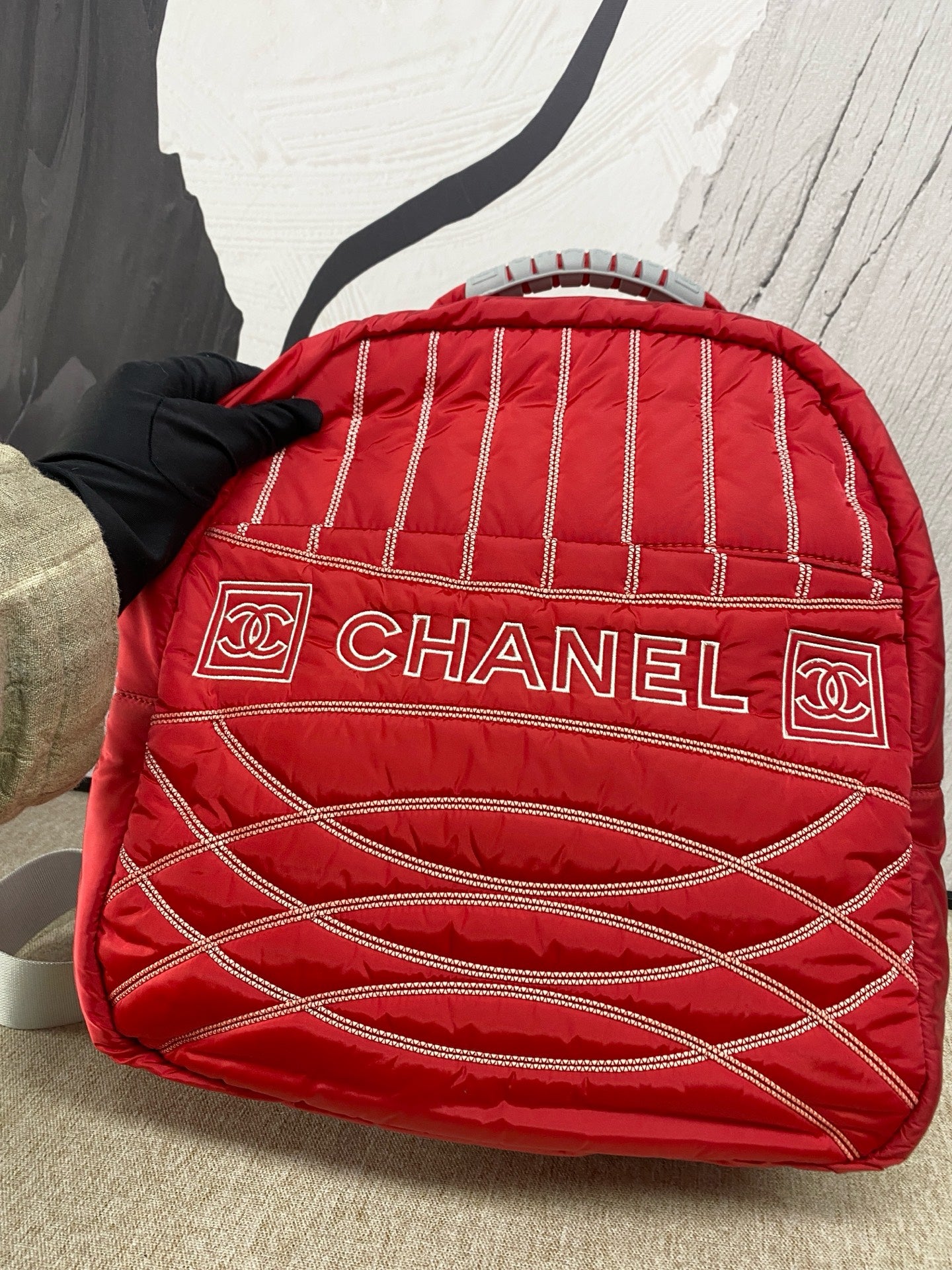 Chanel - Puffer Sports Series Backpack - Polyamide - Red - (Medium)