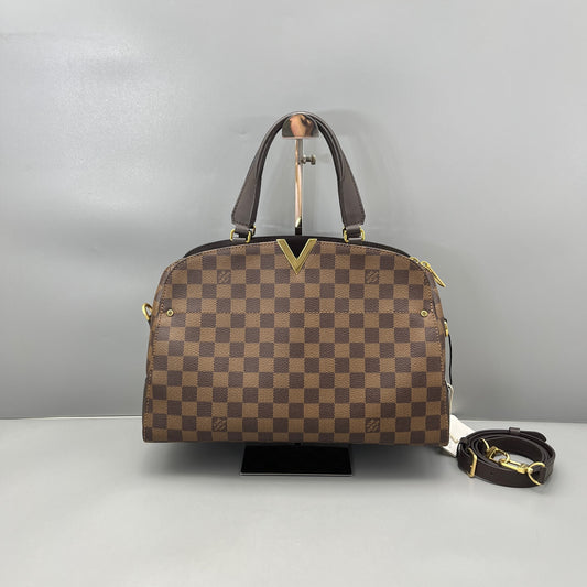 Louis Vuitton - Kensington Bowling - Coated canvas with leather trim - Brown - (medium)