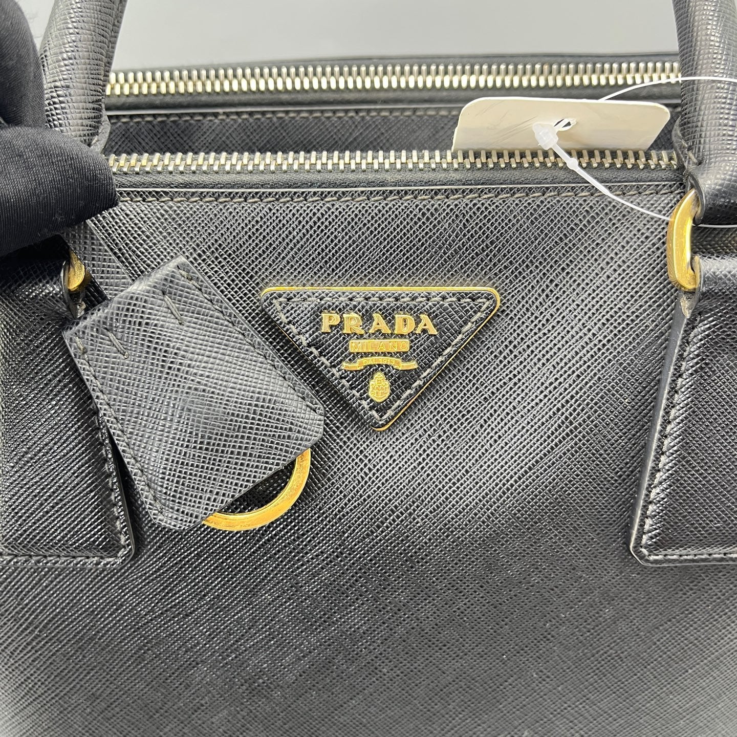 Prada - Galleria (Saffiano Lux Double Zip Tote) - Saffiano leather - Black - (medium)