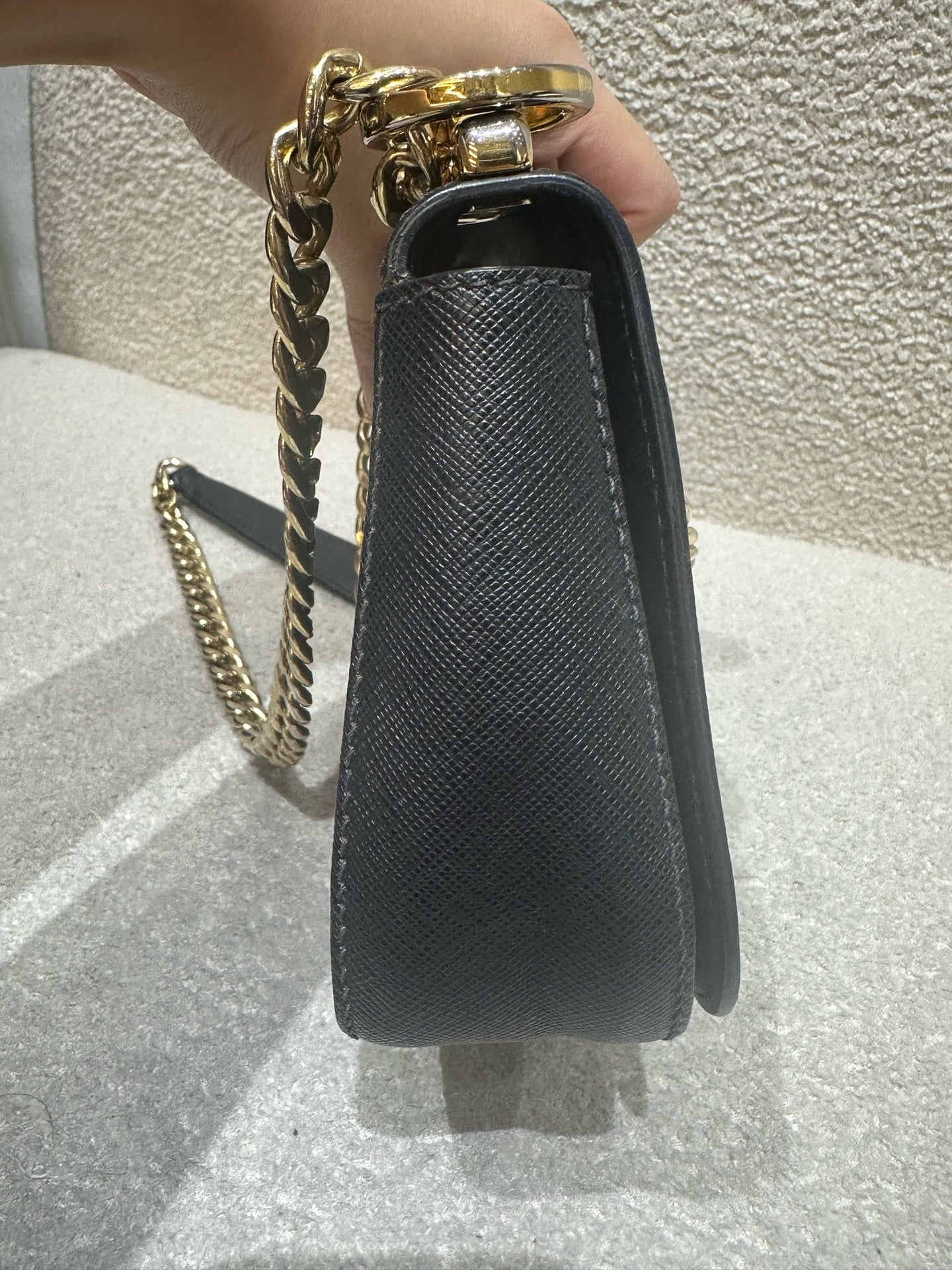 Prada - Sidonie - Saffiano Lux calfskin leather - Black - (mini)