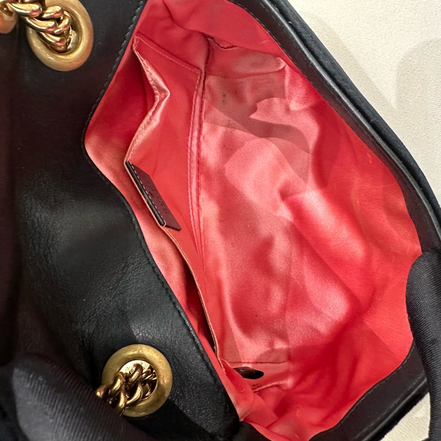 Gucci - GG Marmont Matelassé Mini Shoulder Bag - Velvet - Black - (mini)