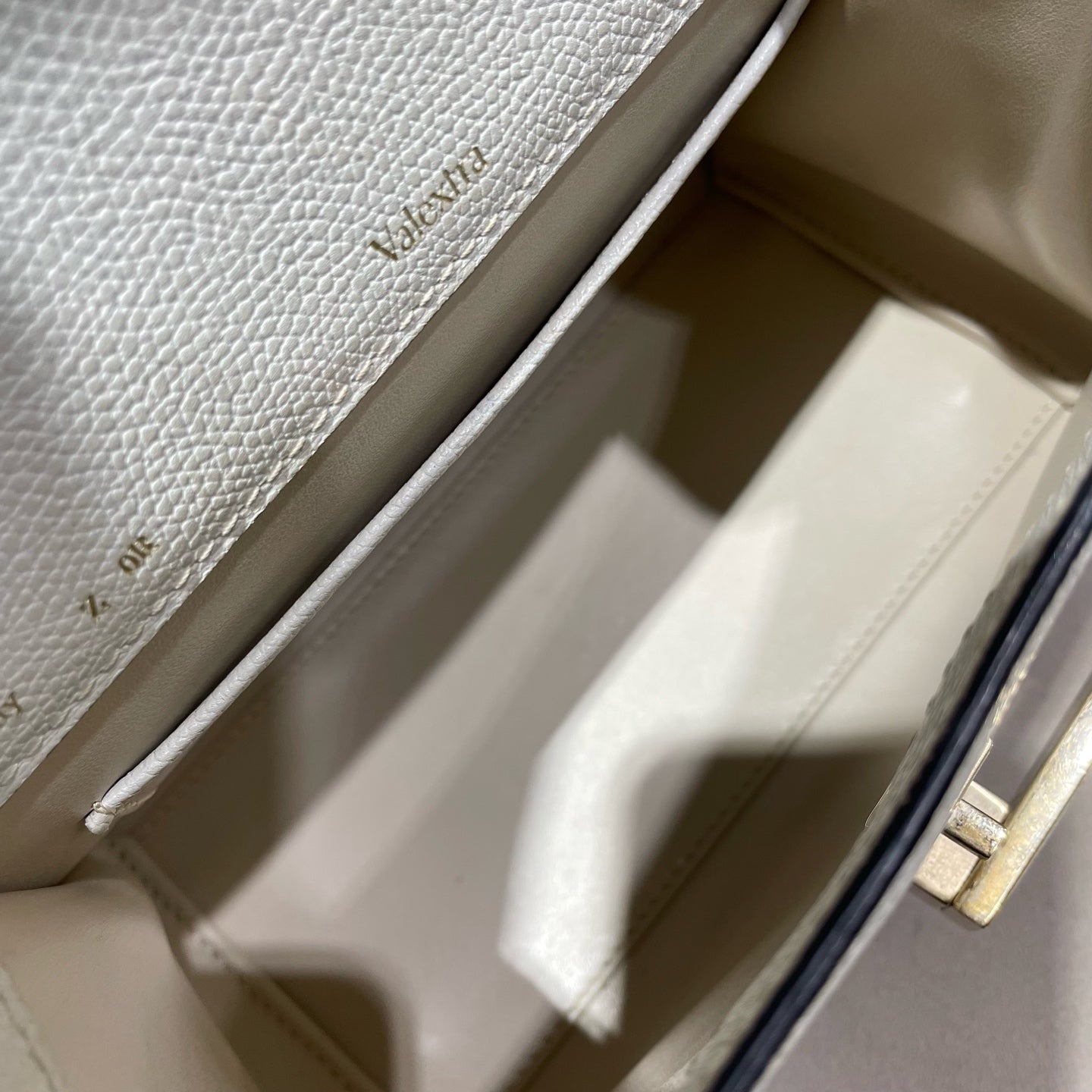 Valextra - Top Handle Bag - Cowhide leather - White - (mini)