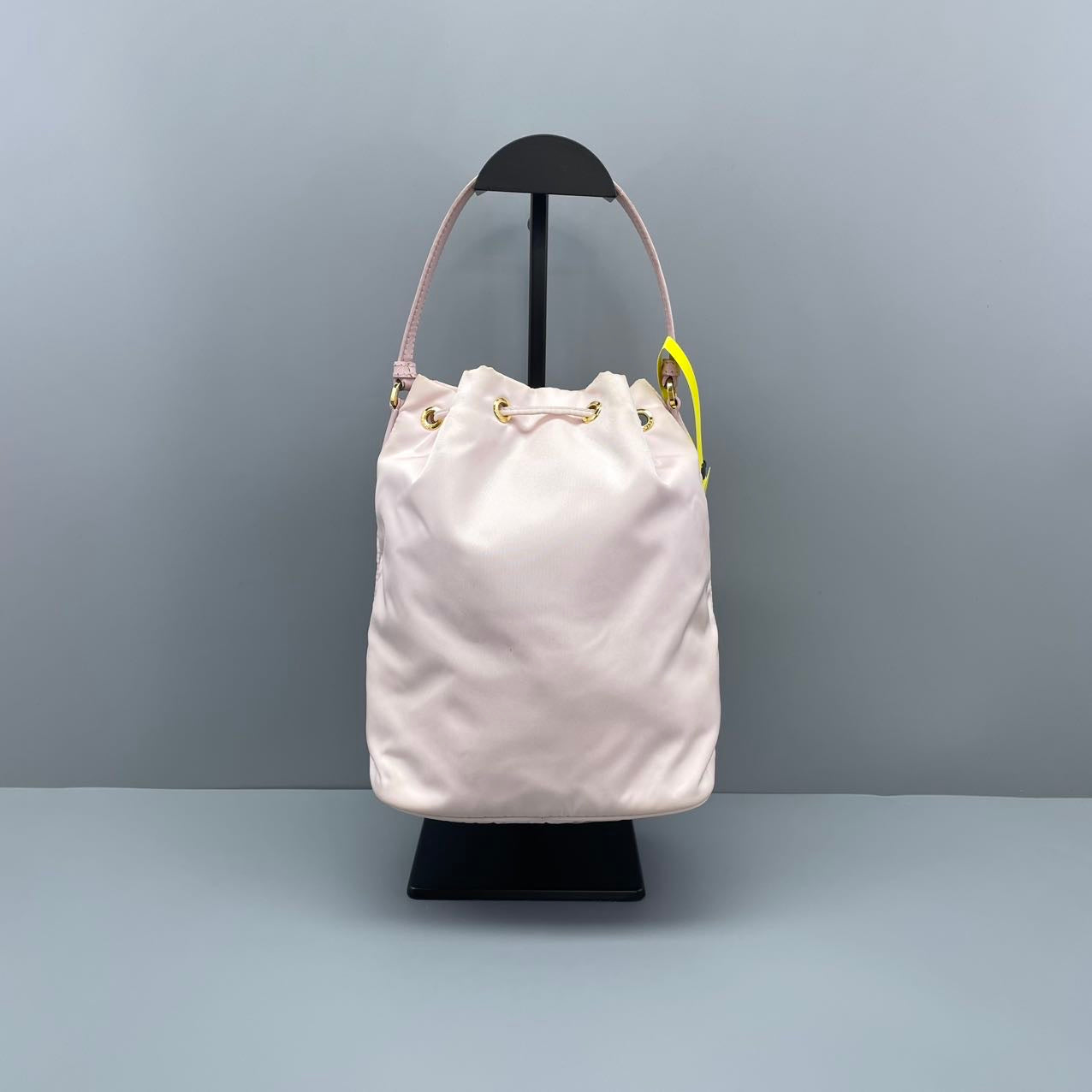 Prada - Nylon Bucket Bag - Nylon with Saffiano leather trim - Pink - (Medium)