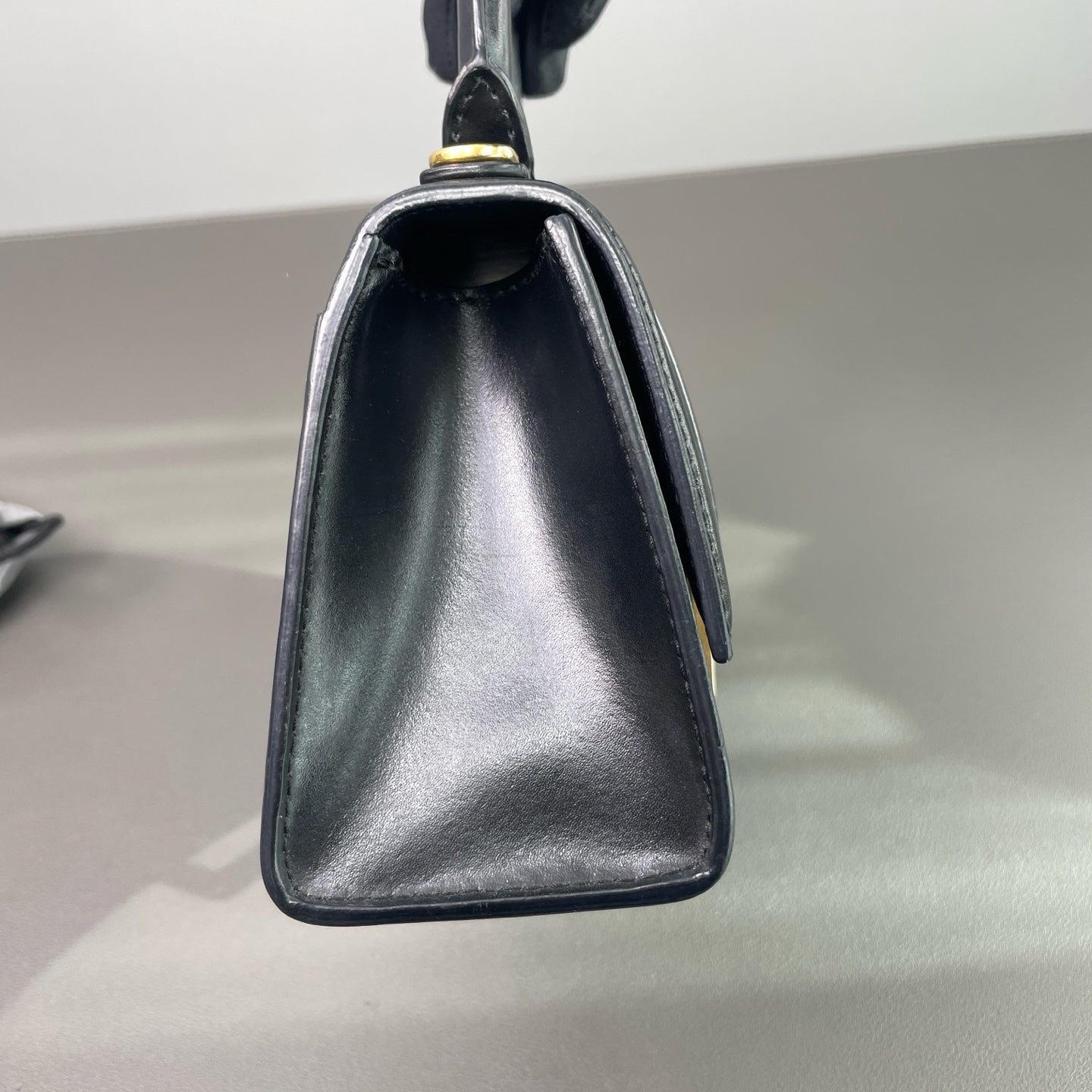 Balenciaga - Hourglass XS - Cowhide leather - Black - (mini)
